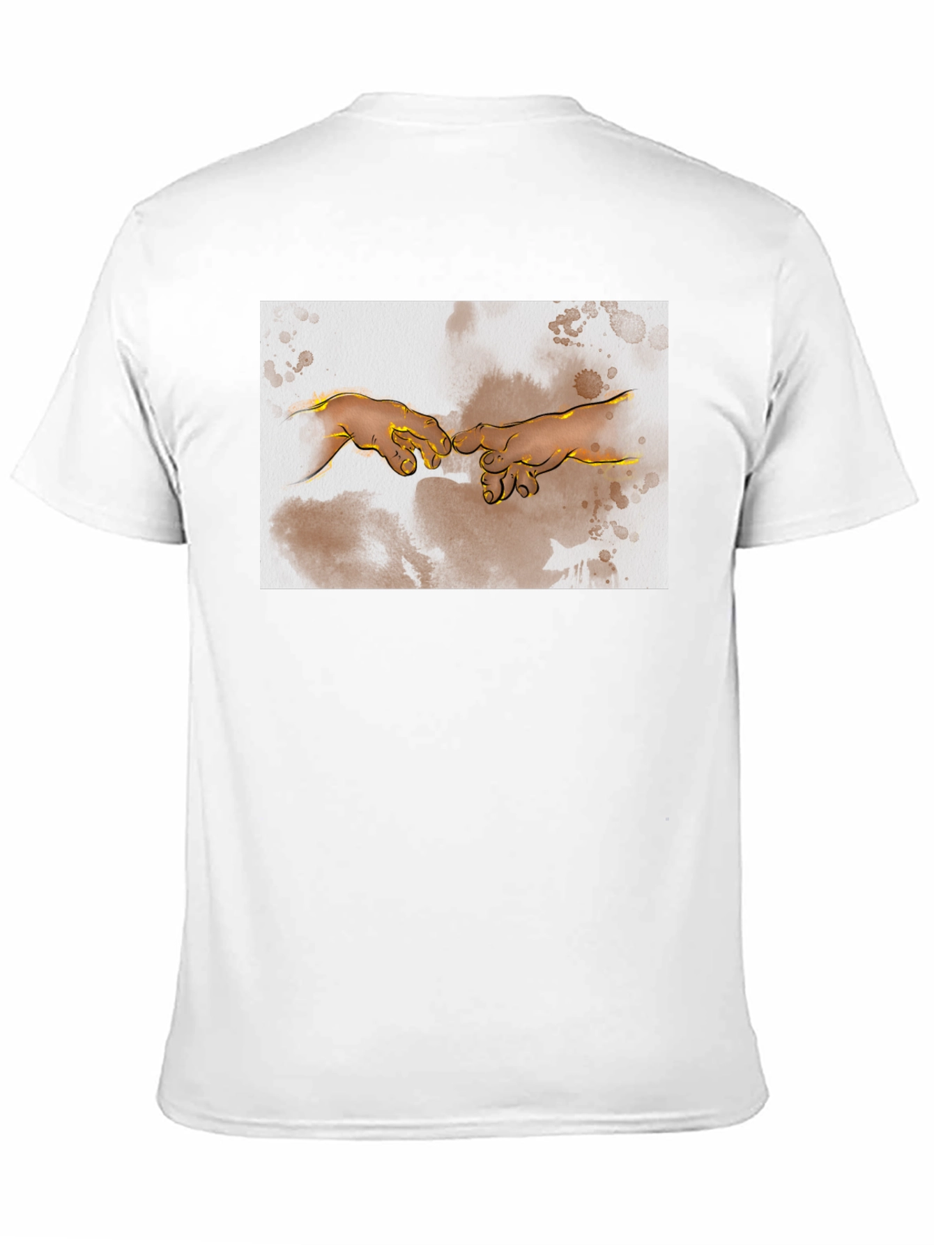 Creation of Adam Graphic T-Shirt - Artsy Style
