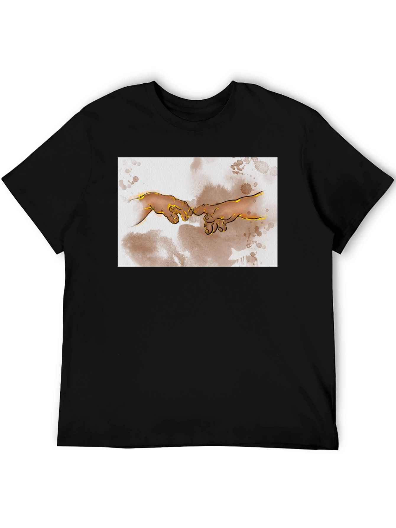 Creation of Adam Graphic T-Shirt - Artsy Style
