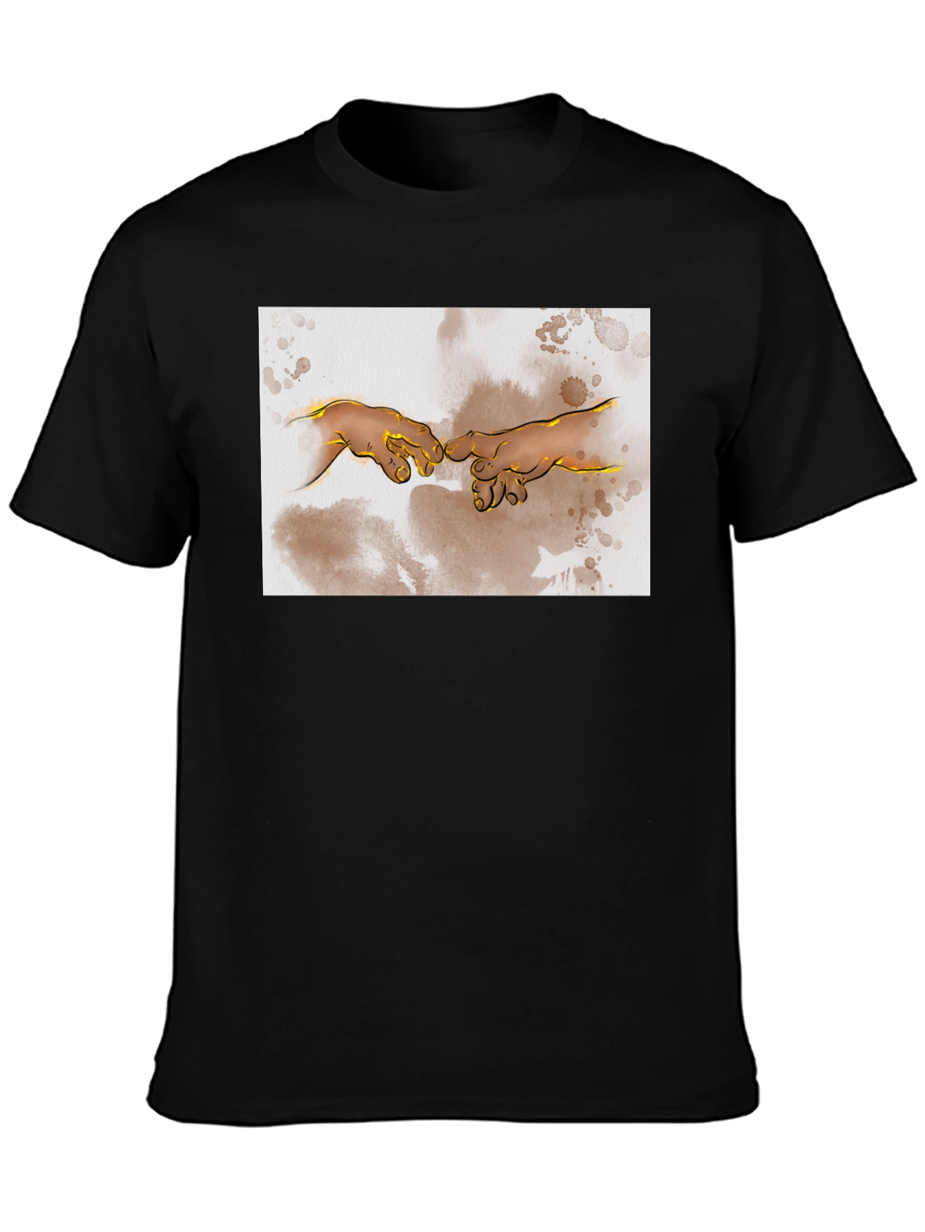 Creation of Adam Graphic T-Shirt - Artsy Style