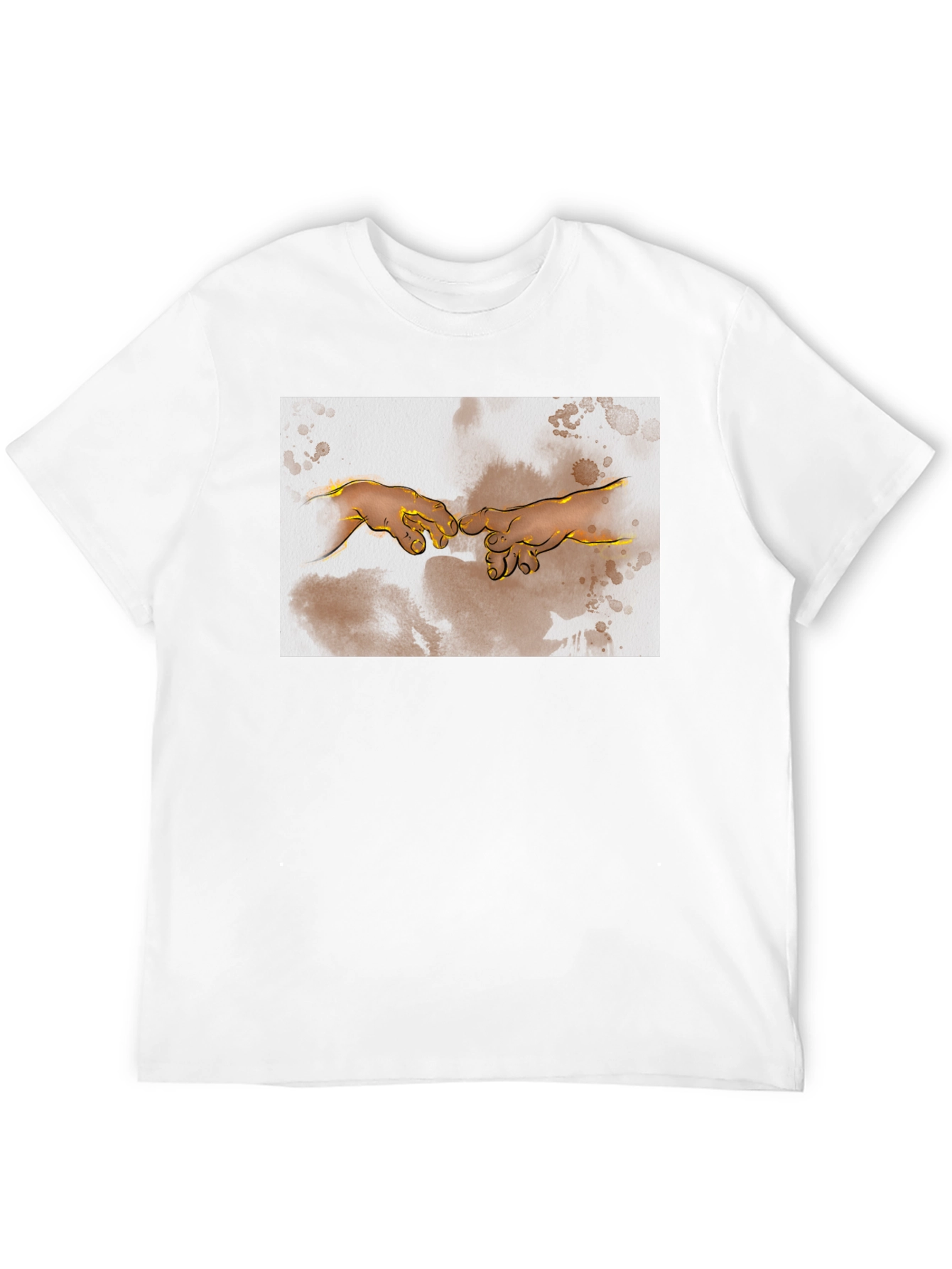 Creation of Adam Graphic T-Shirt - Artsy Style