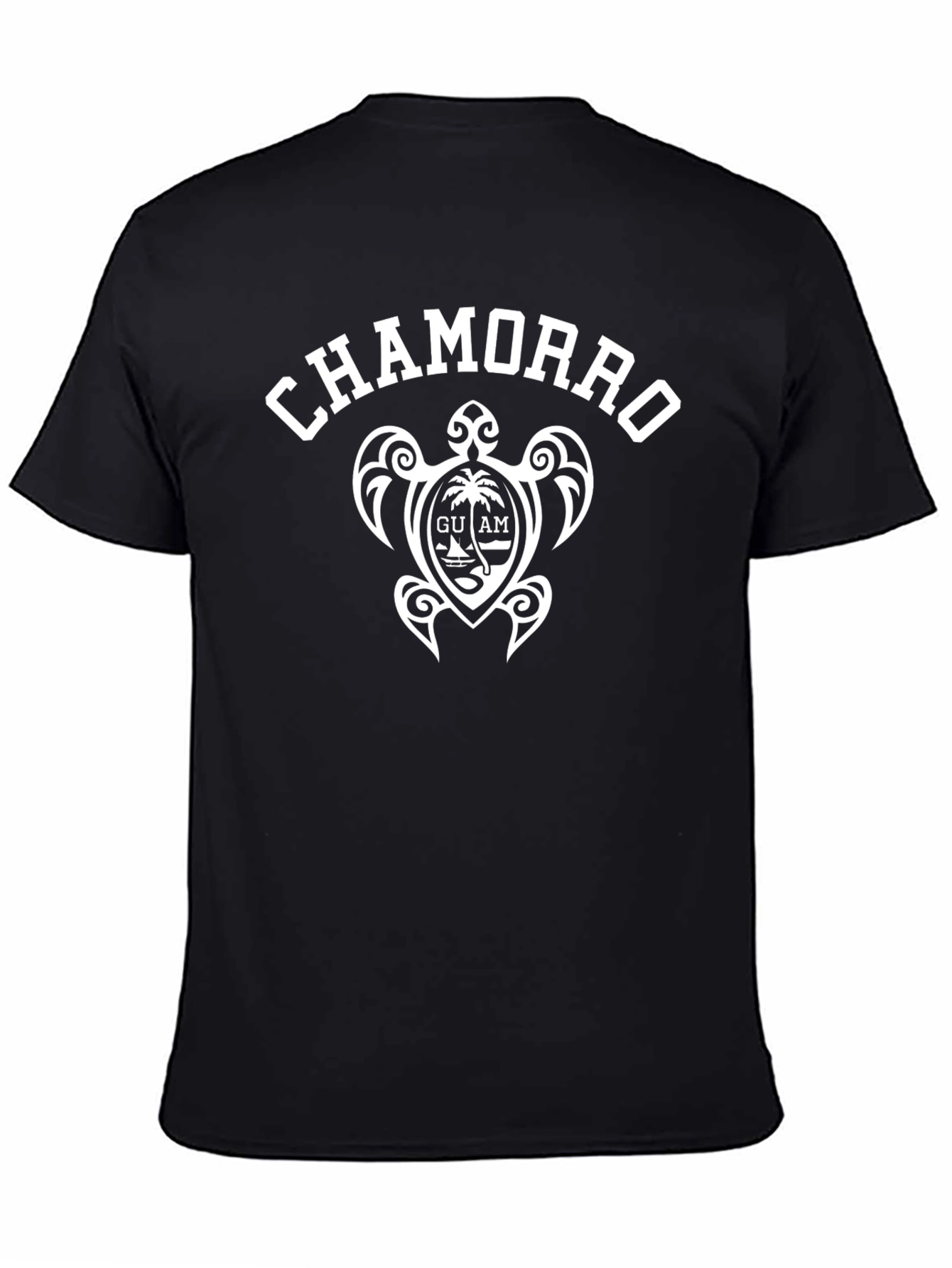 Chamorro Guam Turtle Black T-Shirt