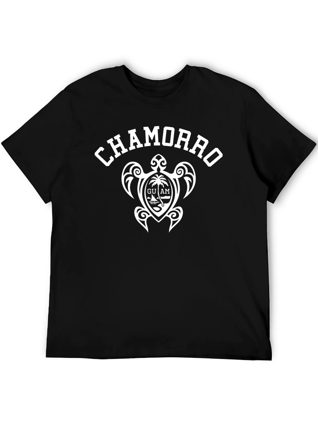 Chamorro Guam Turtle Black T-Shirt