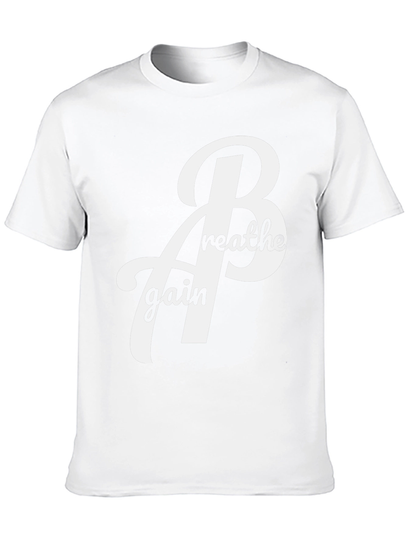 Breathe Again Black Graphic Tee Shirt