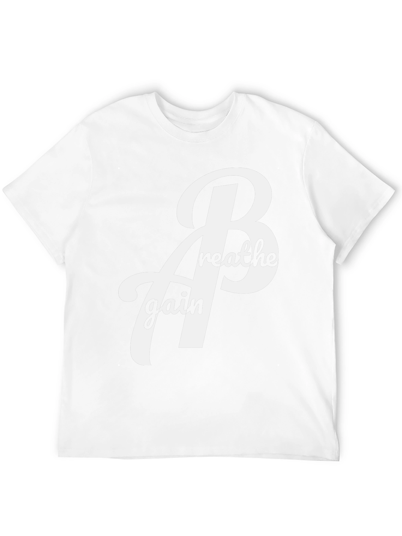 Breathe Again Black Graphic Tee Shirt