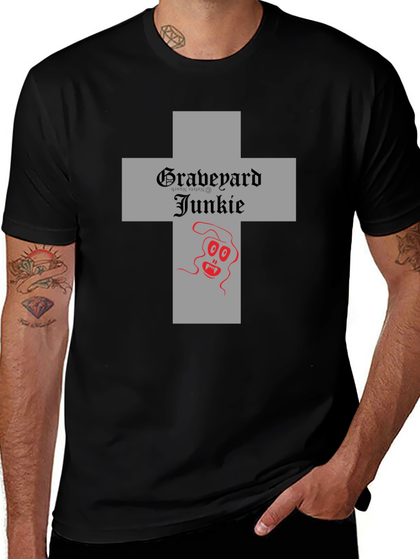 Graveyard Junkie T-Shirt - Gothic Style Tee
