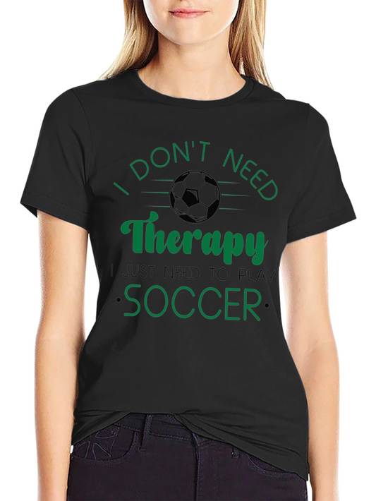 Funny Soccer Therapy T-Shirt