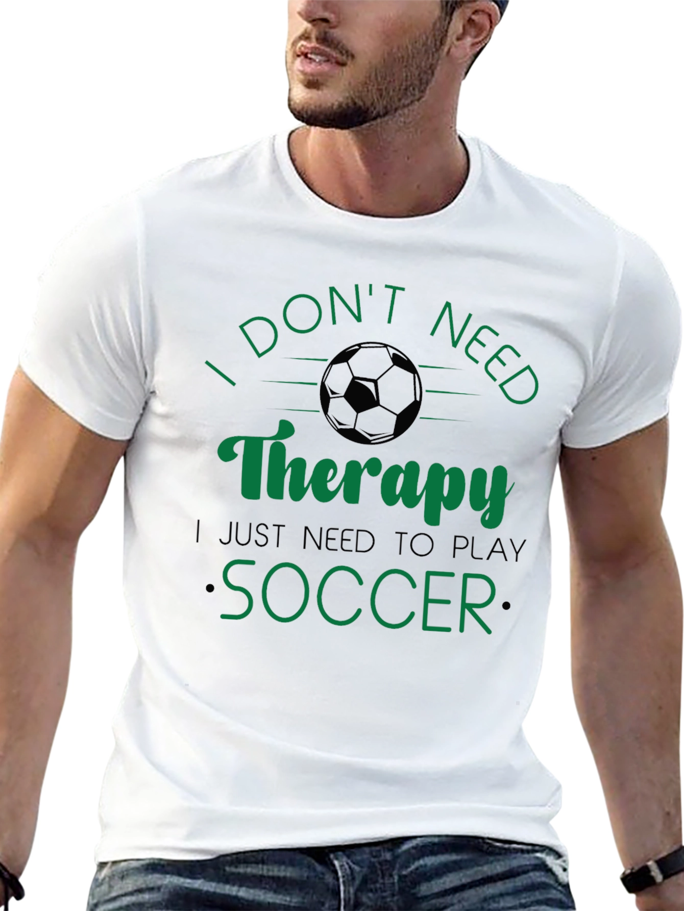 Funny Soccer Therapy T-Shirt