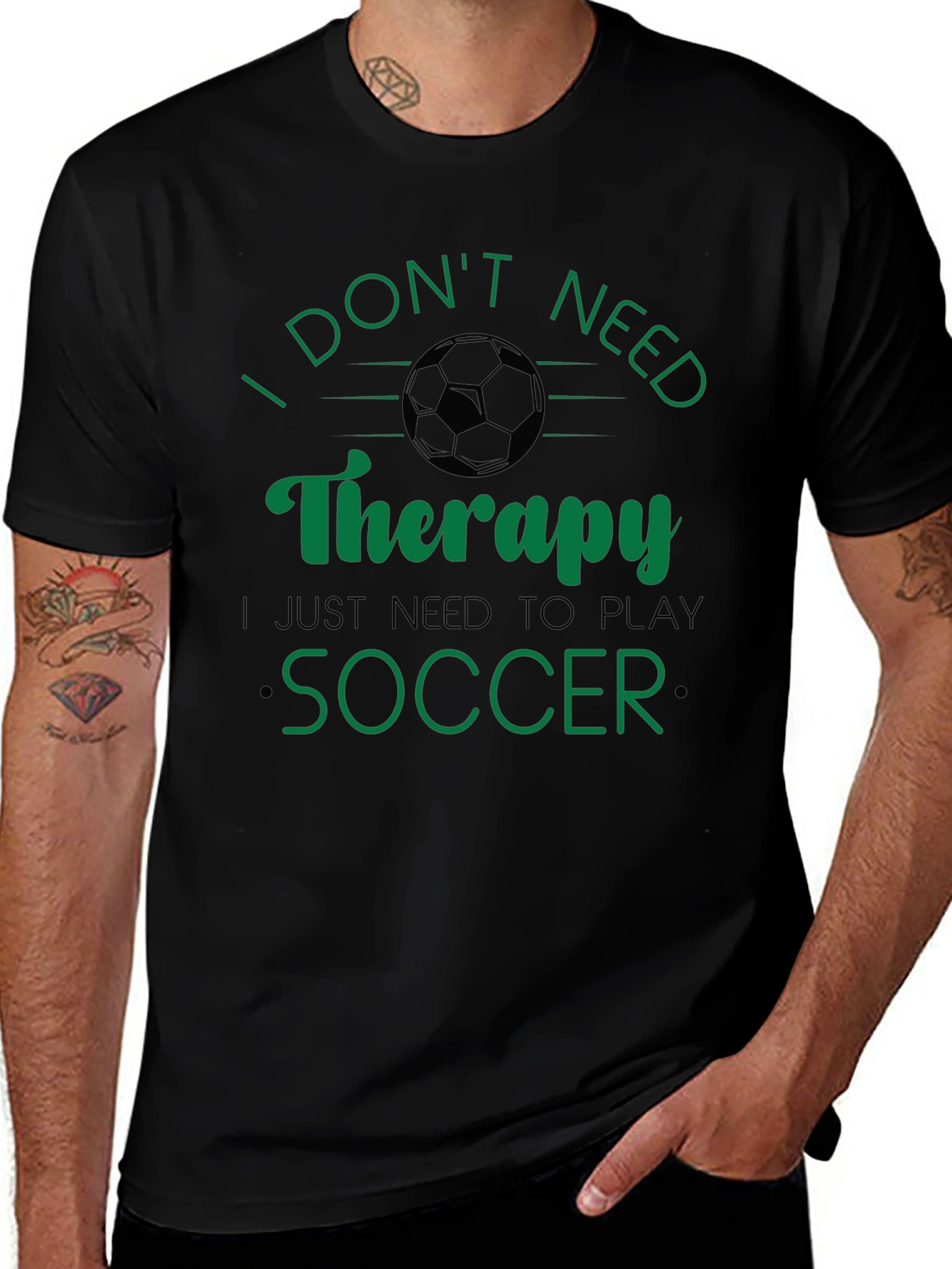 Funny Soccer Therapy T-Shirt