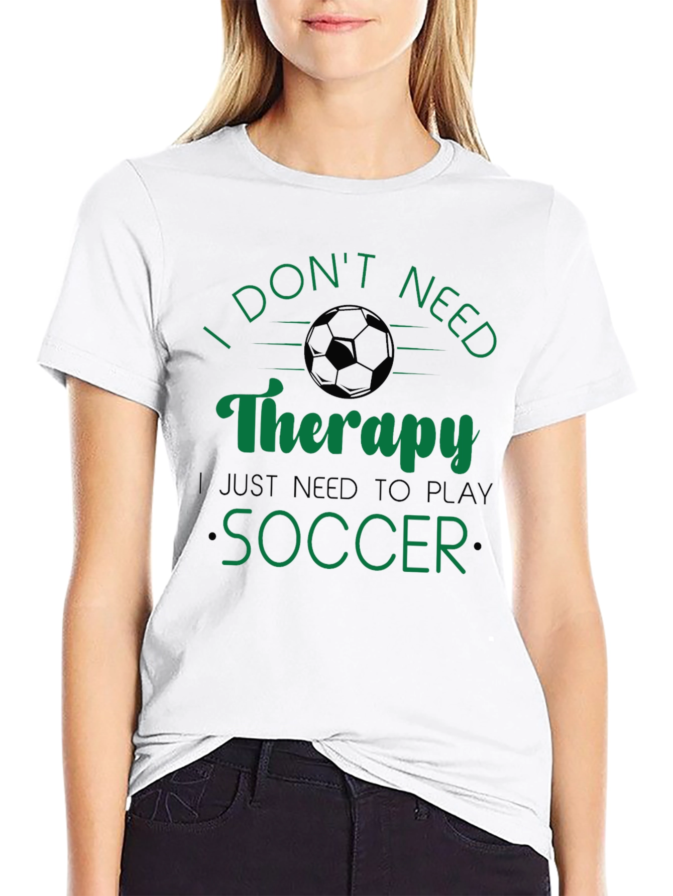 Funny Soccer Therapy T-Shirt