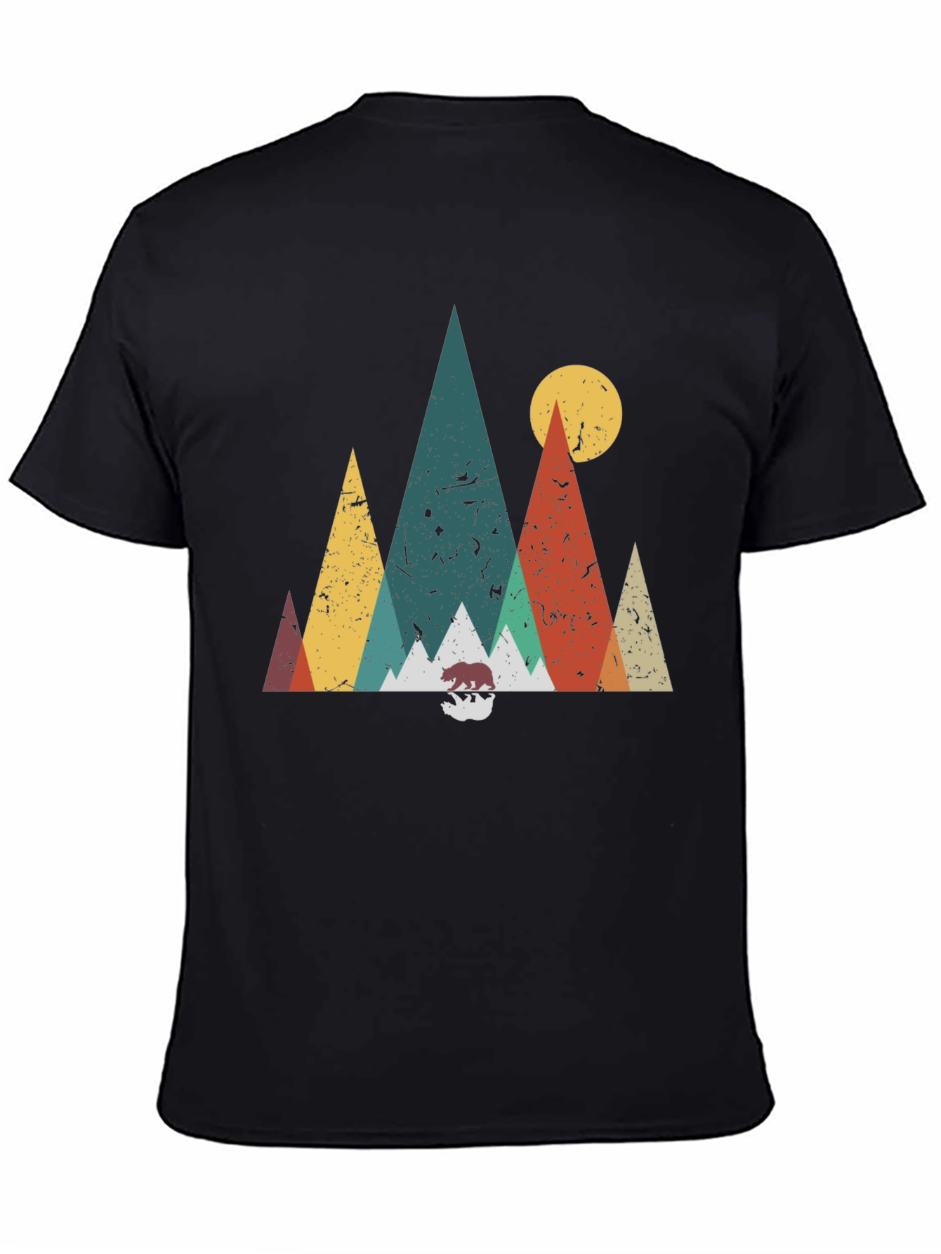 Retro Mountain Bear Graphic Tee