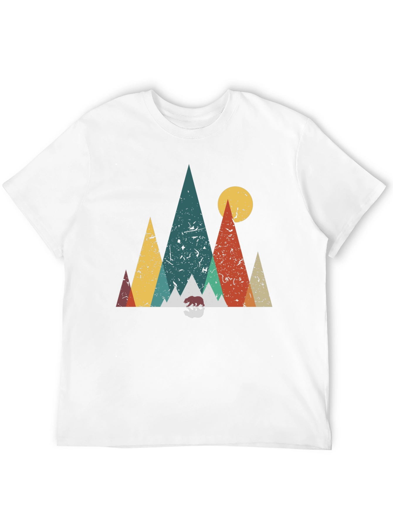 Retro Mountain Bear Graphic Tee