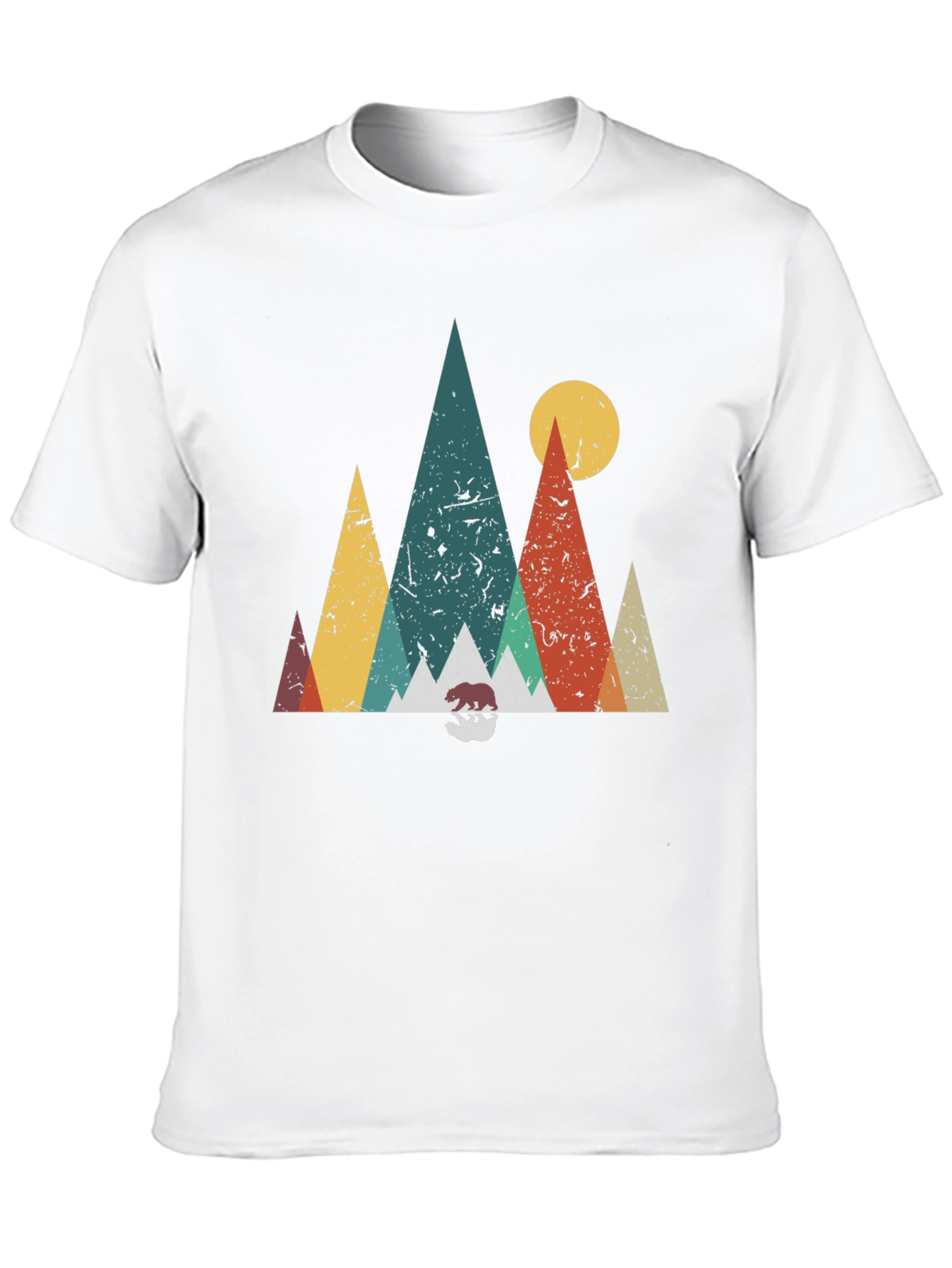 Retro Mountain Bear Graphic Tee
