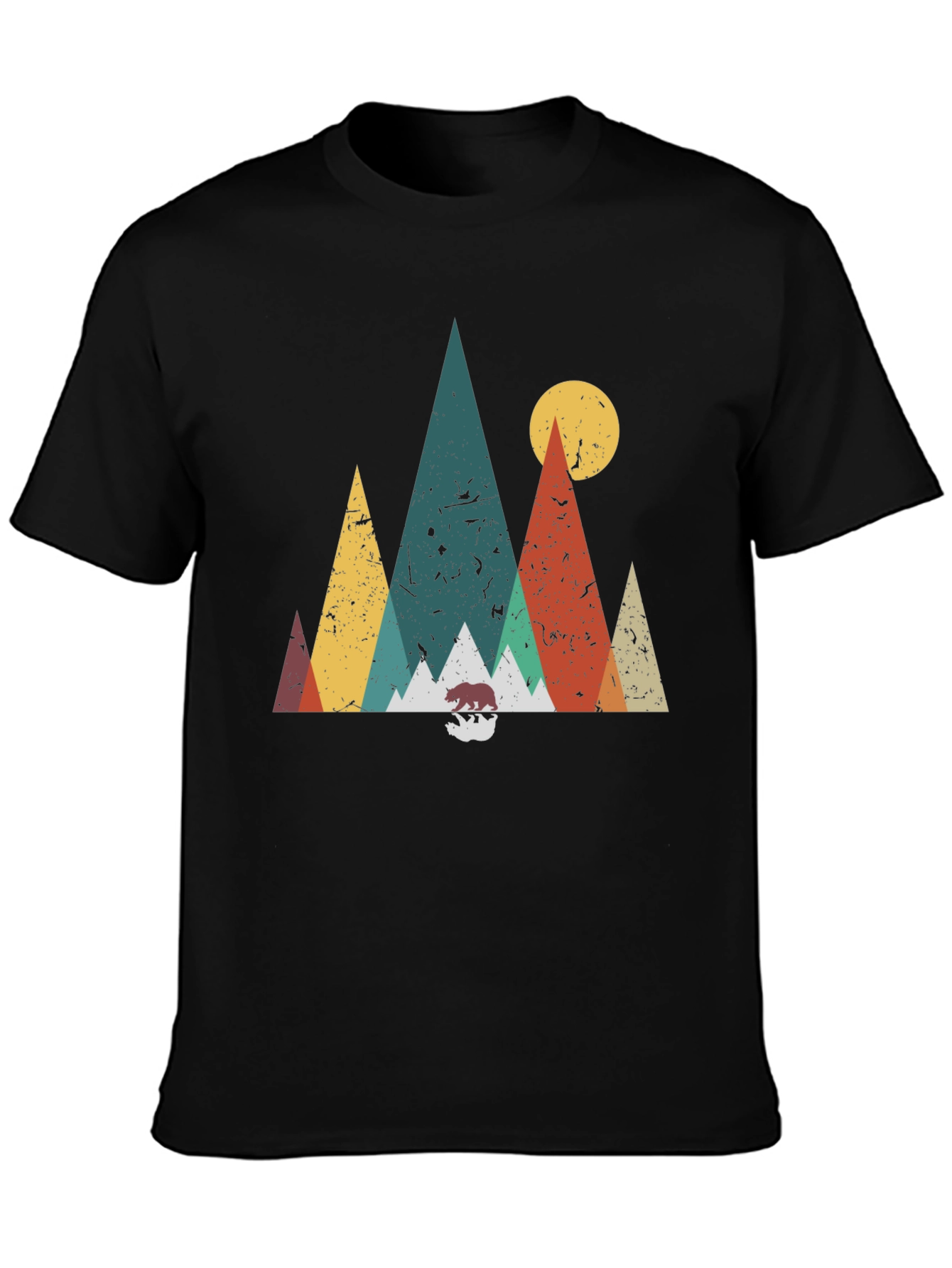 Retro Mountain Bear Graphic Tee