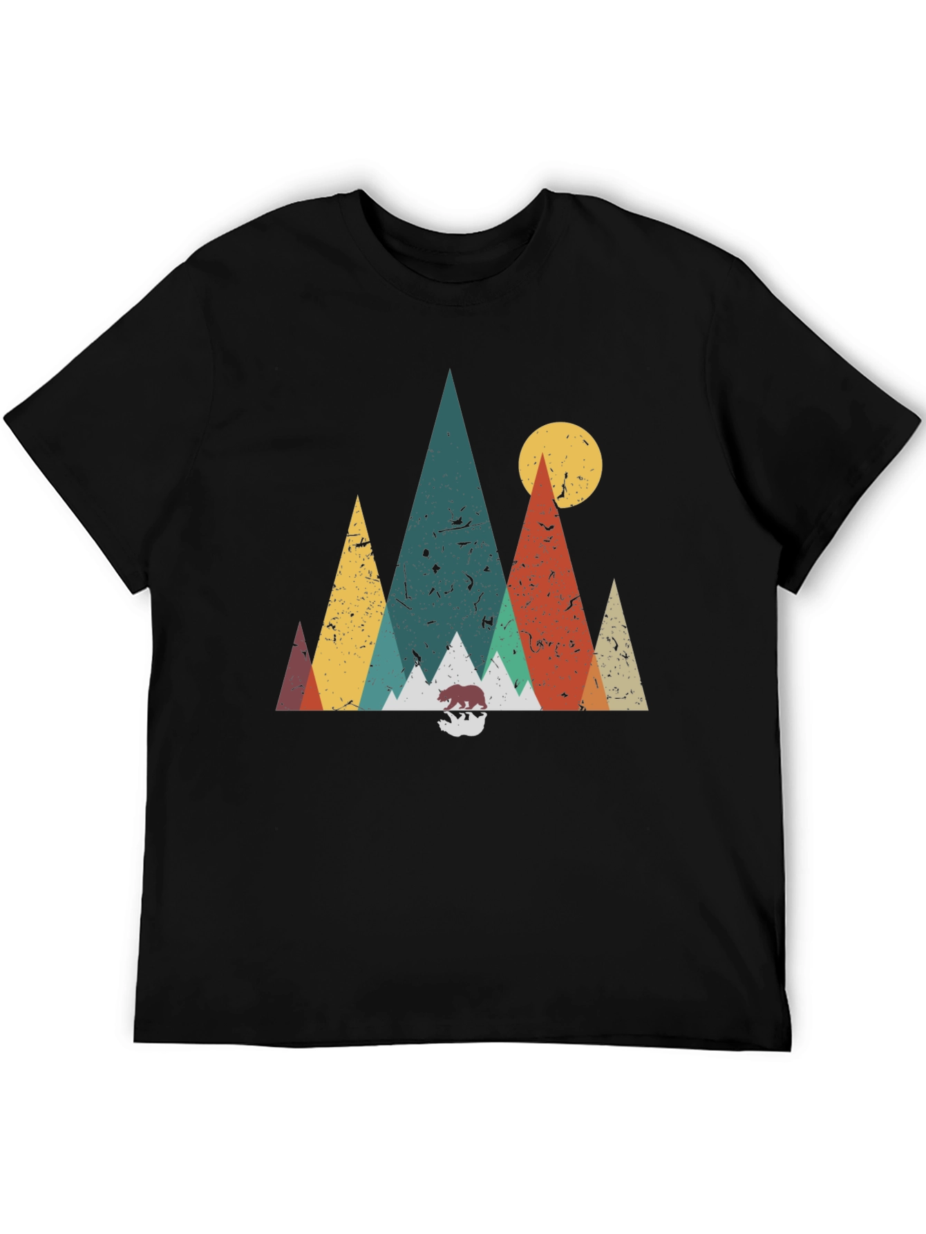 Retro Mountain Bear Graphic Tee