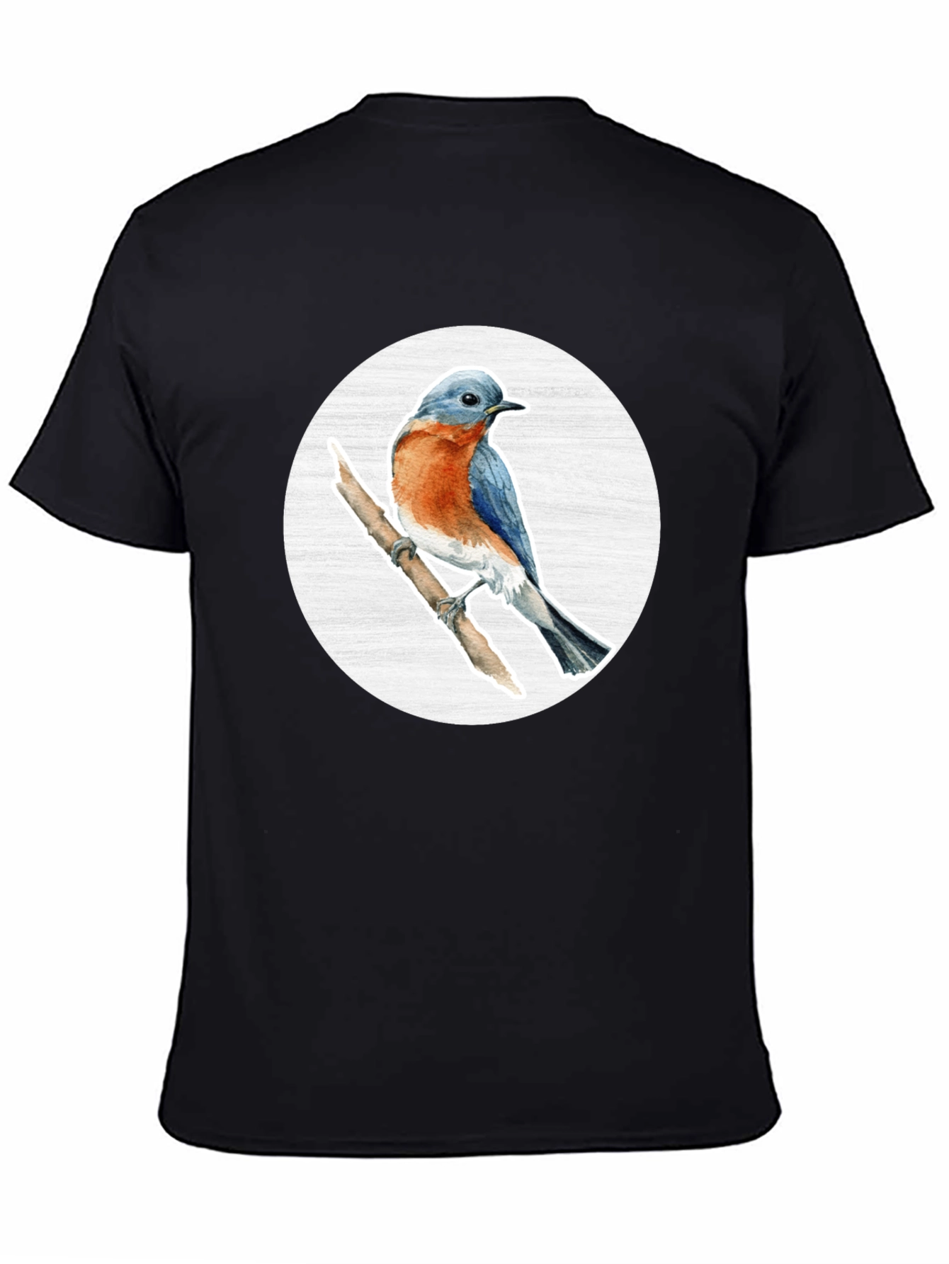 Bluebird Branch Graphic Tee - Stylish Bird Lover T-Shirt
