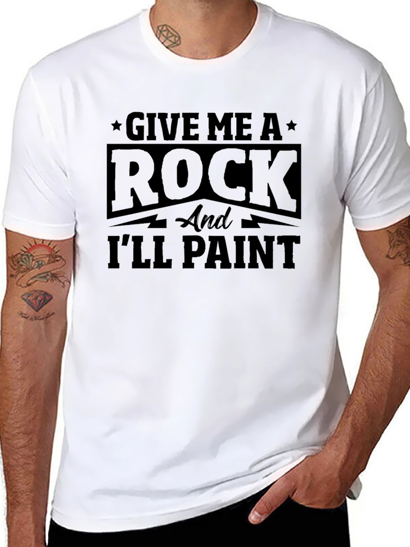 Give Me A Rock And Ill Paint Black T-Shirt