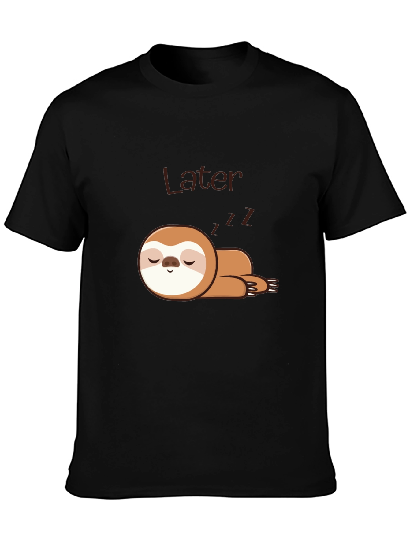 Lazy Sloth Sleep T-Shirt - Later