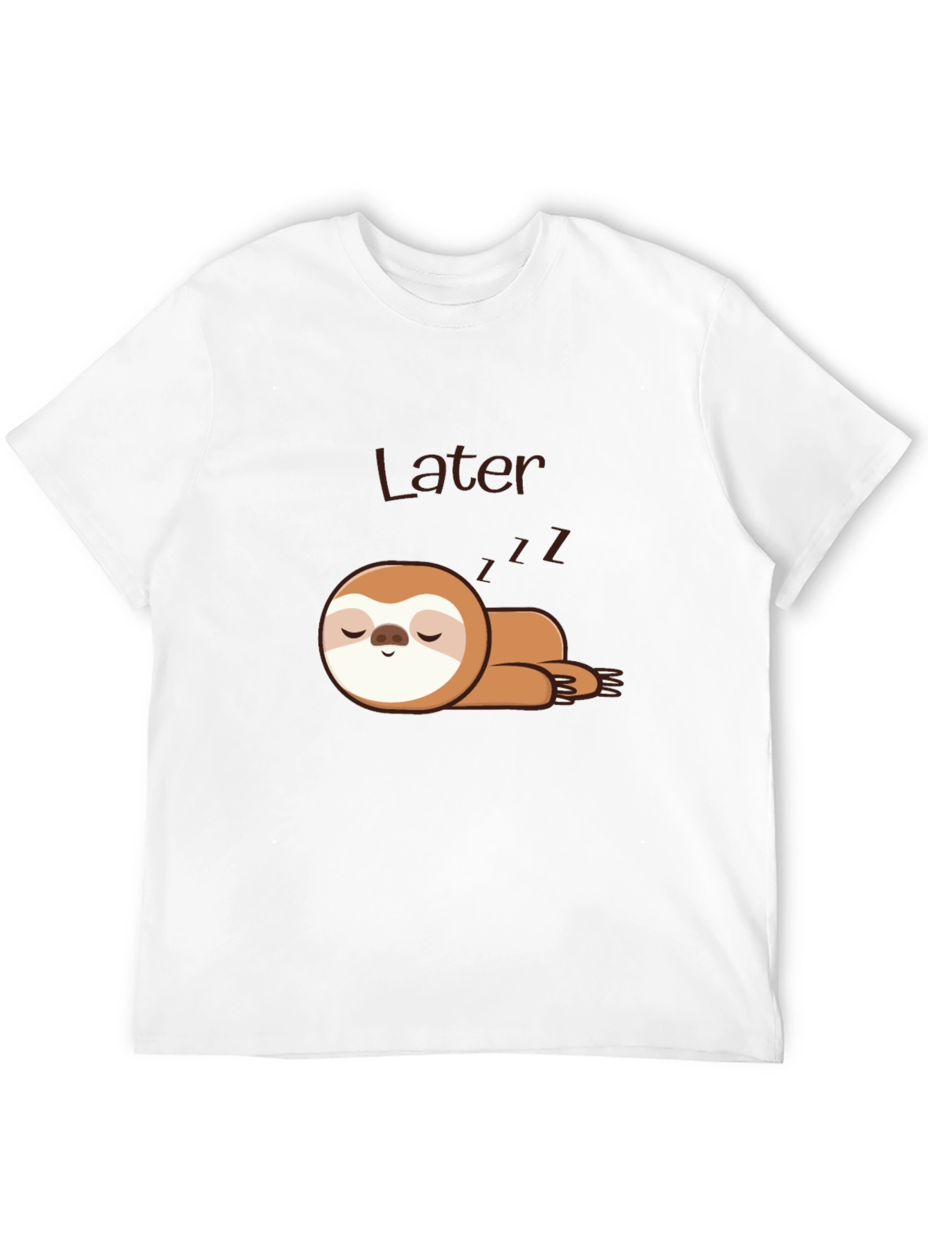 Lazy Sloth Sleep T-Shirt - Later