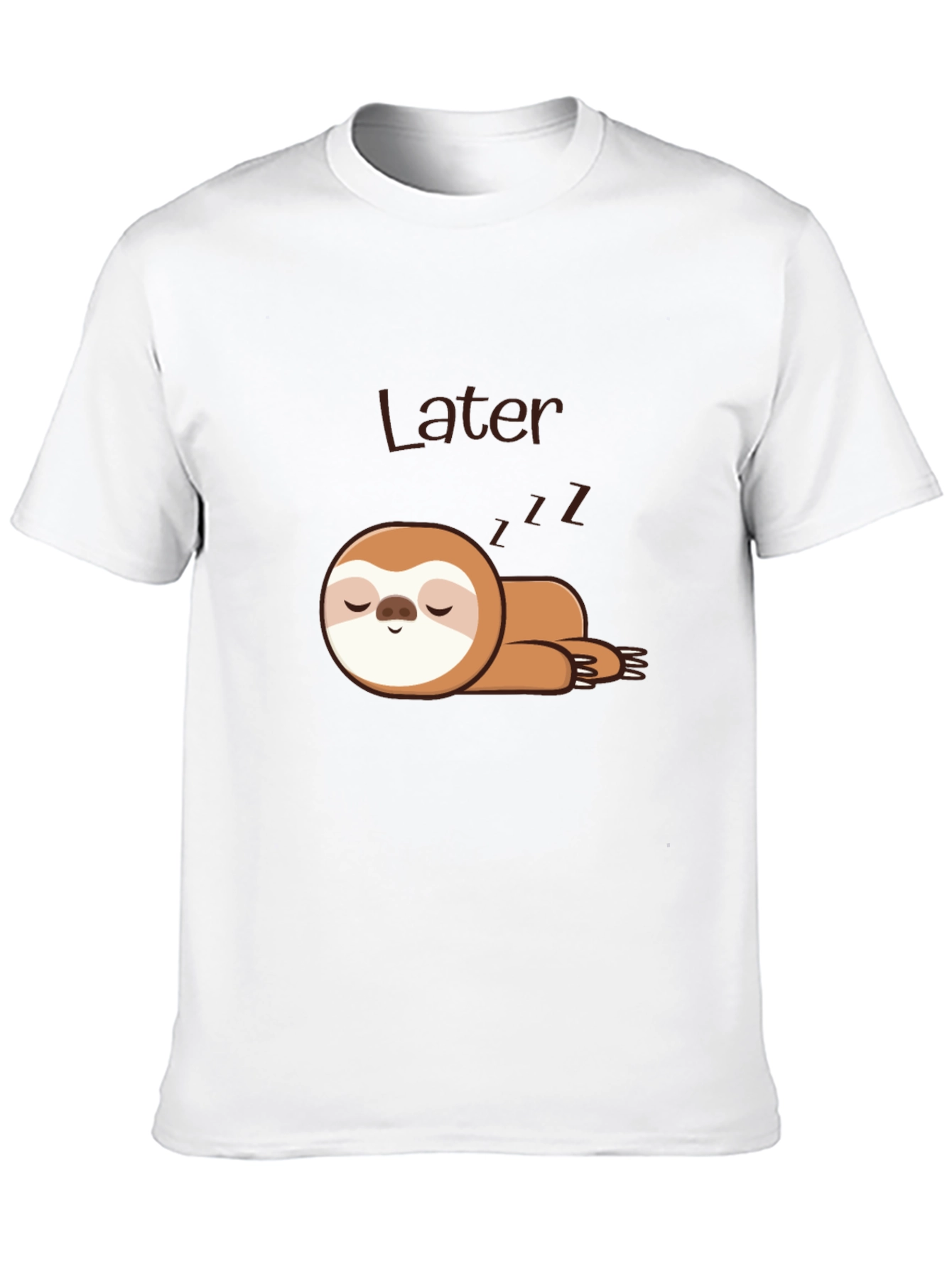 Lazy Sloth Sleep T-Shirt - Later