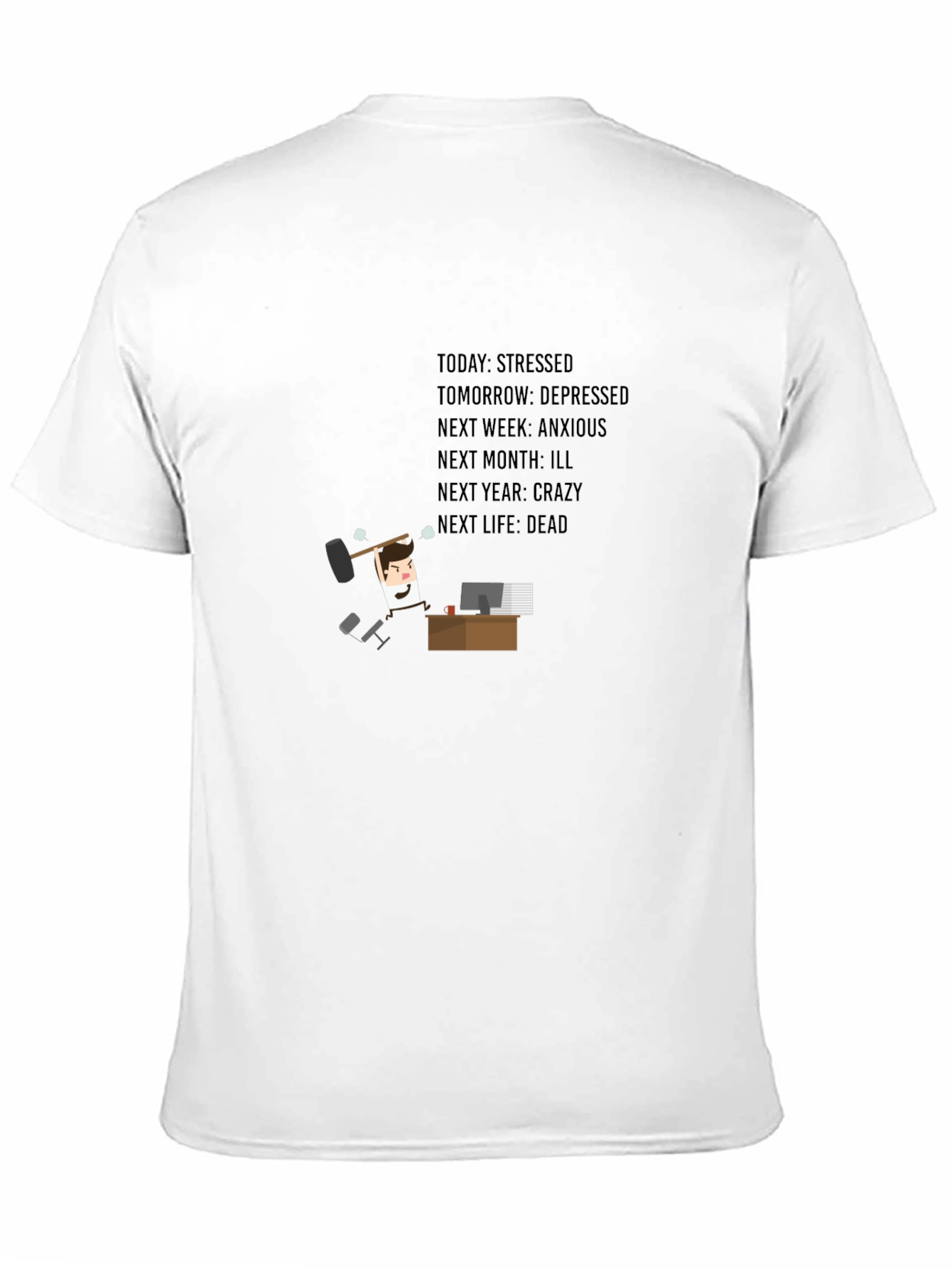 Stressed T-Shirt - Humorous Life Outlook