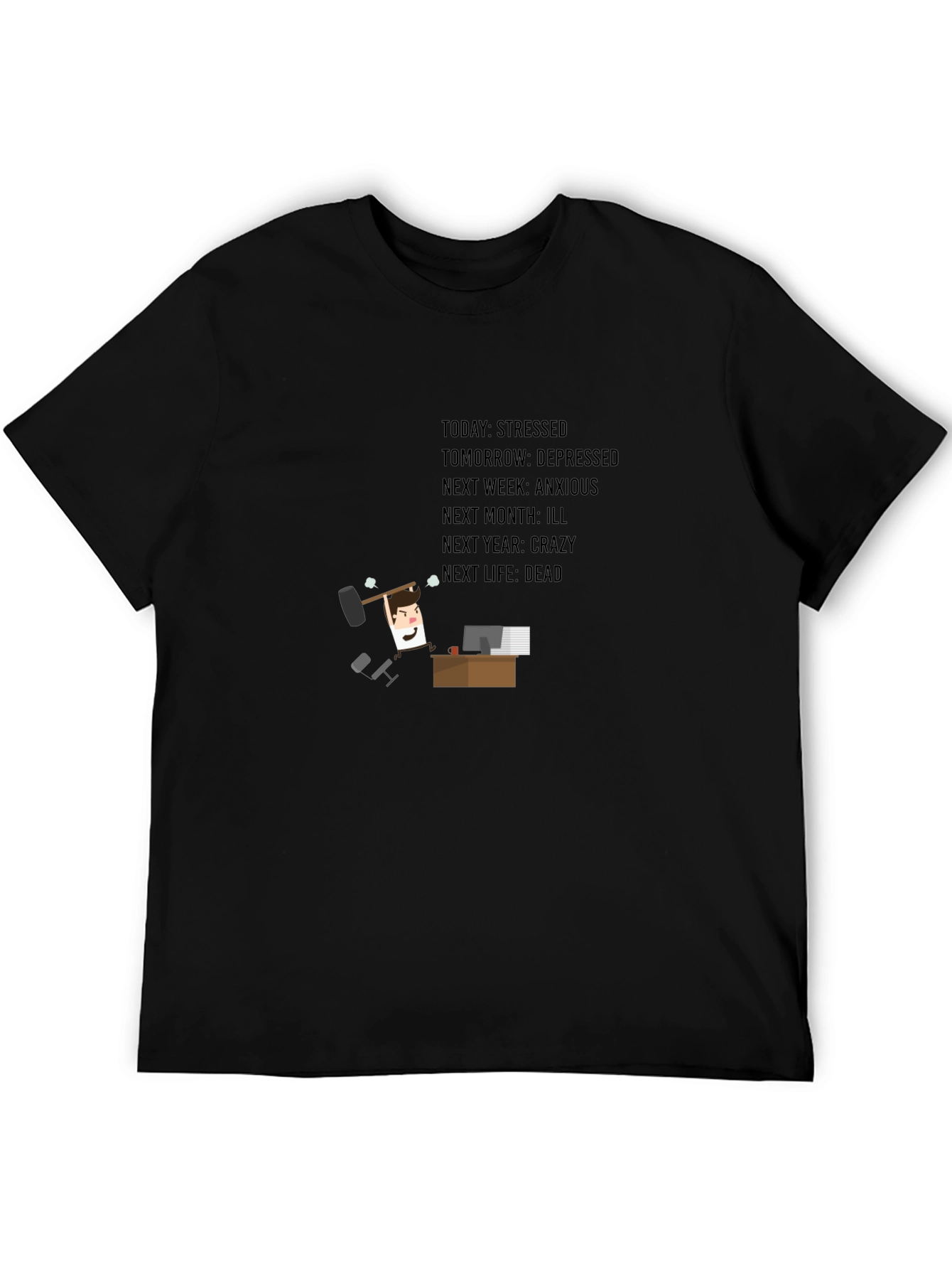 Stressed T-Shirt - Humorous Life Outlook