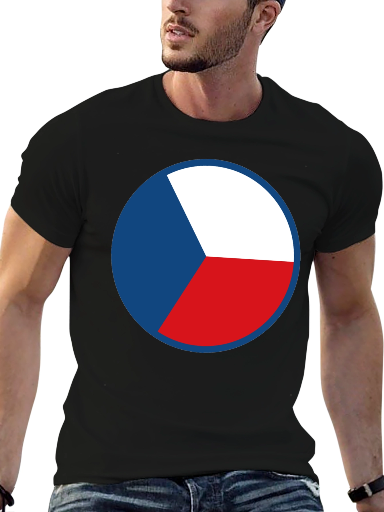 Czech Flag T-Shirt - Roundel Design