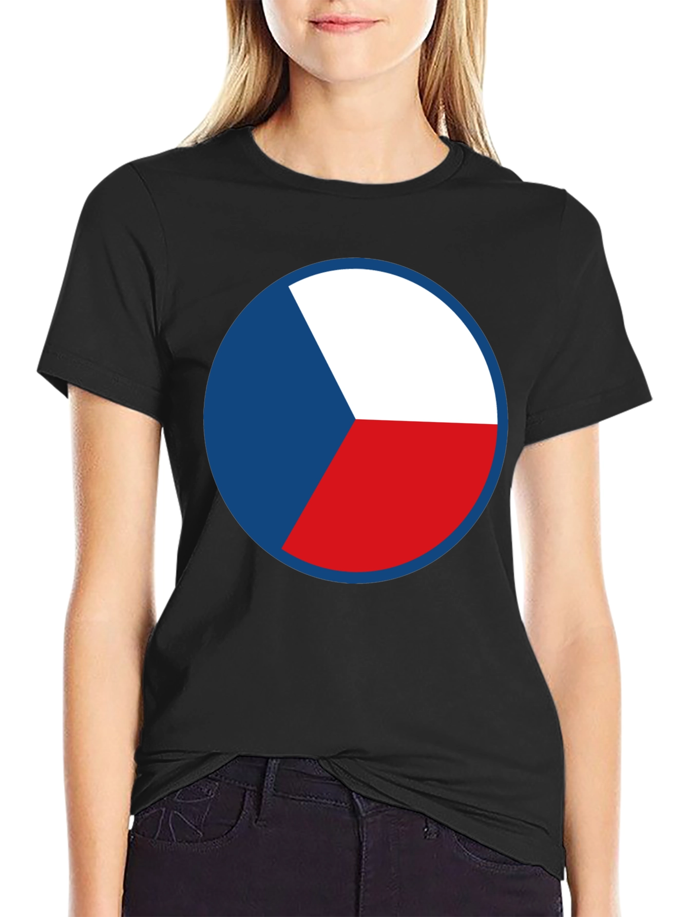 Czech Flag T-Shirt - Roundel Design