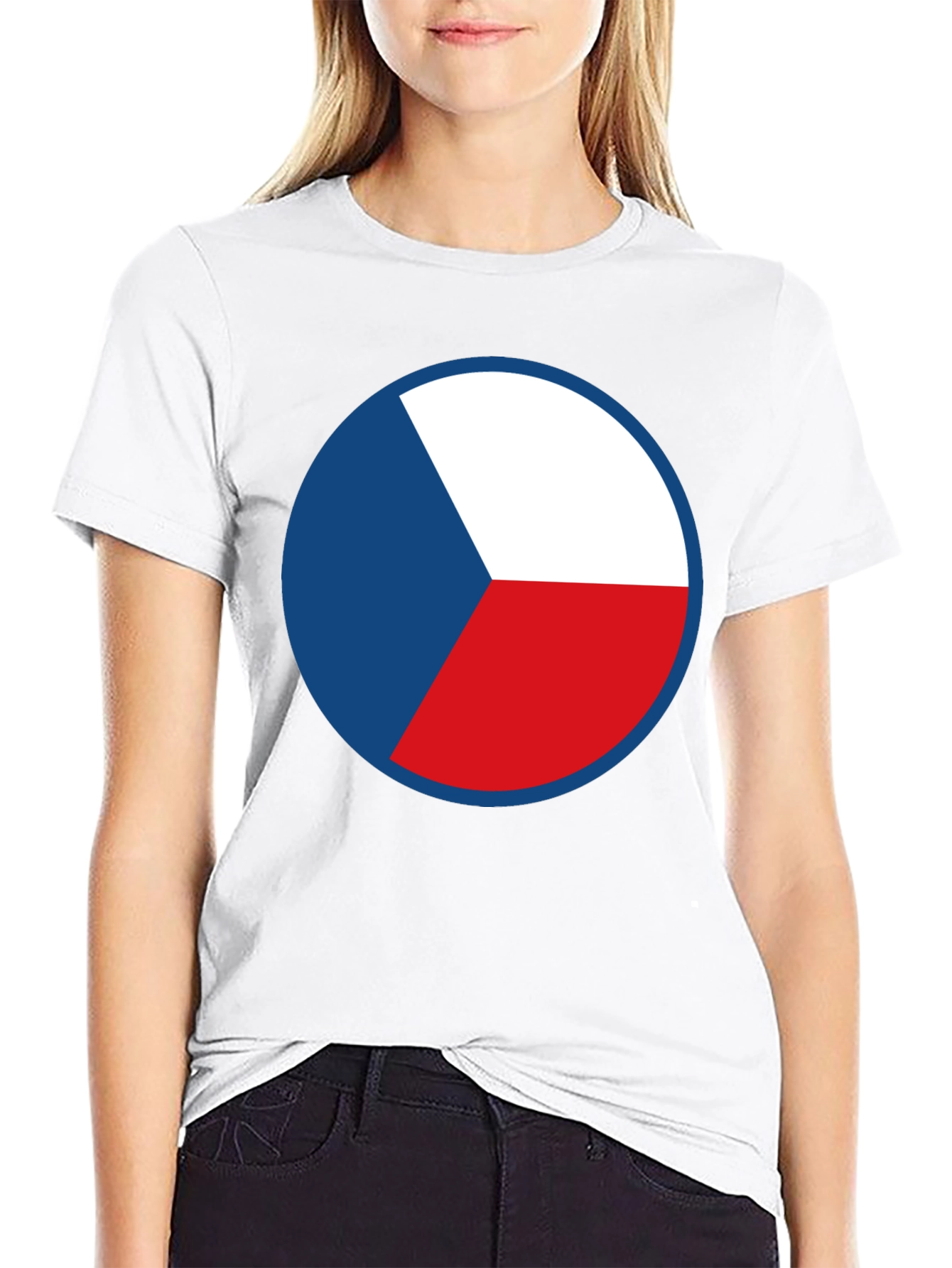 Czech Flag T-Shirt - Roundel Design