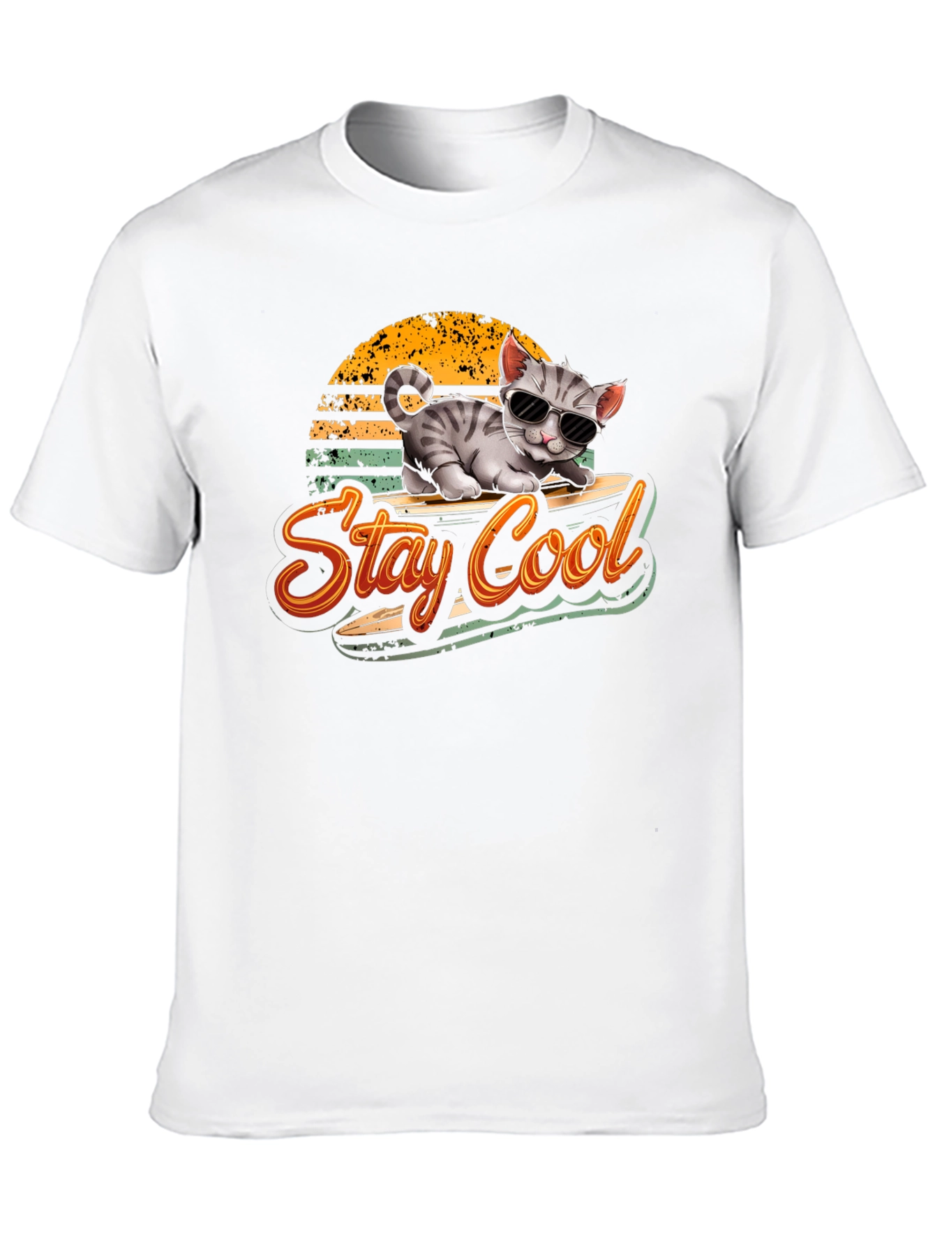 Cool Cat T-Shirt - Stay Cool Design