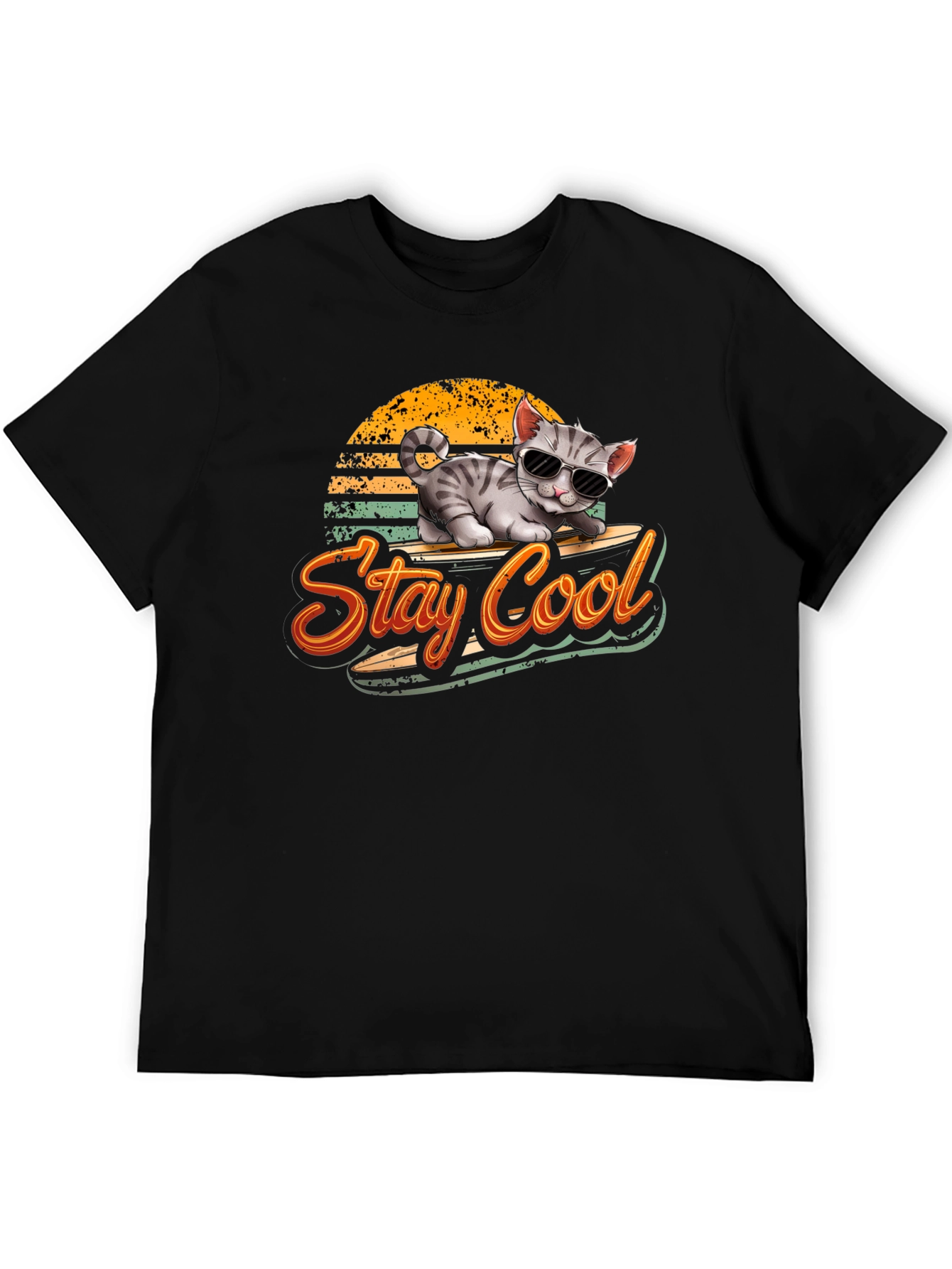 Cool Cat T-Shirt - Stay Cool Design