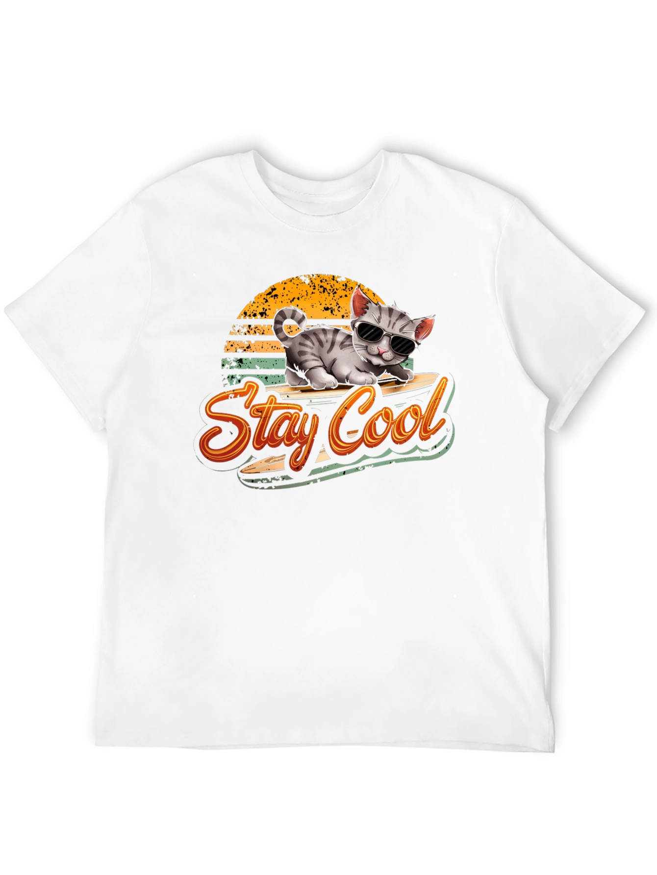 Cool Cat T-Shirt - Stay Cool Design