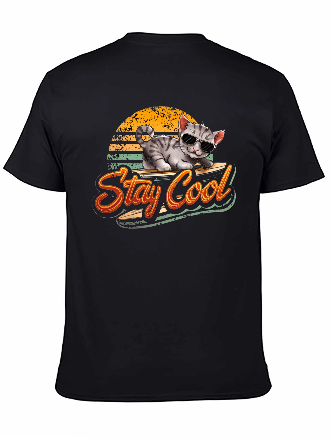 Cool Cat T-Shirt - Stay Cool Design