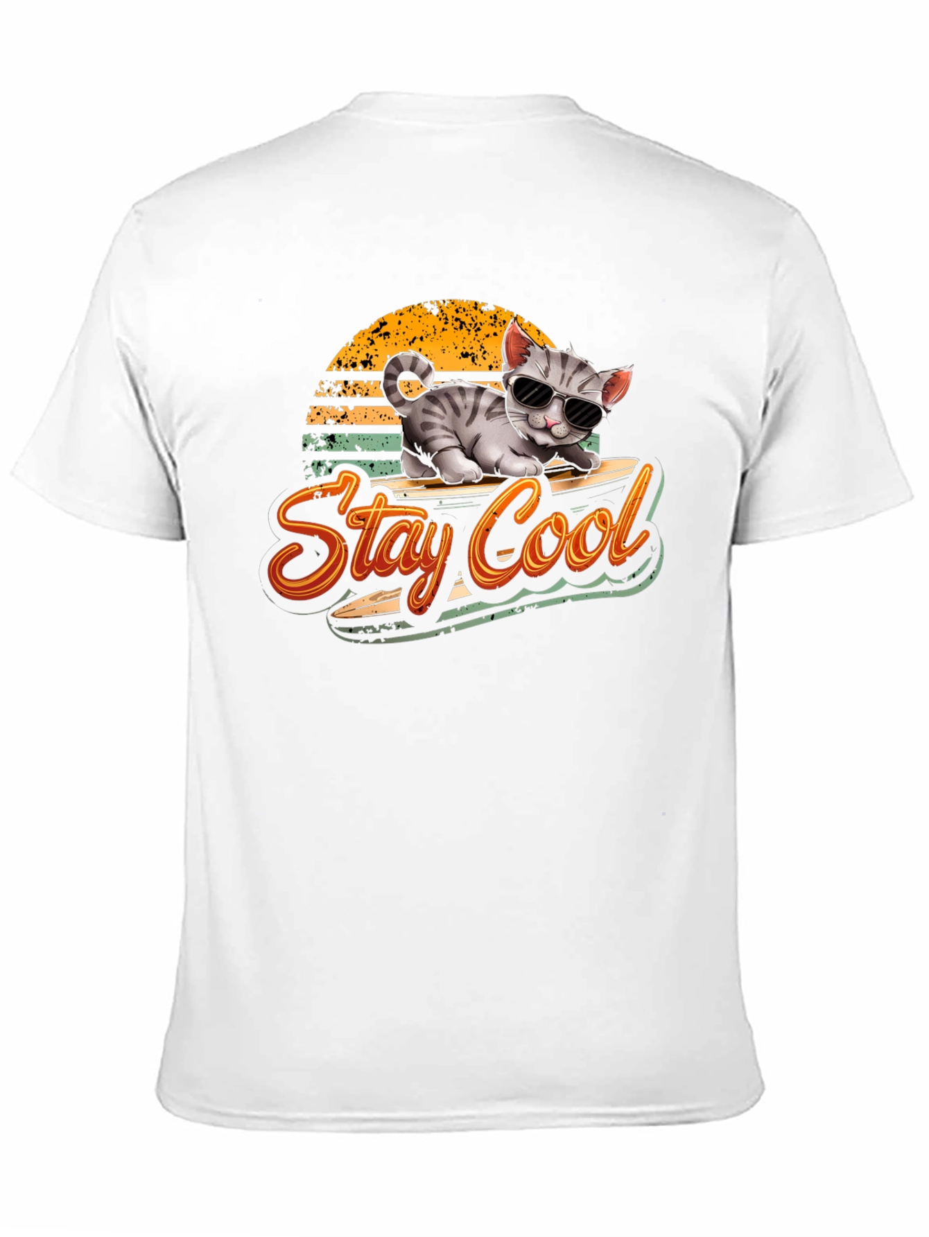 Cool Cat T-Shirt - Stay Cool Design