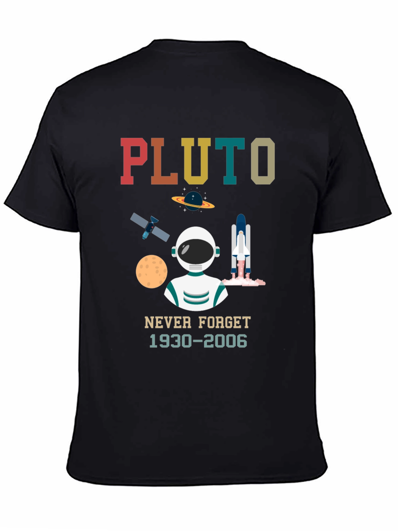 Pluto Never Forget Graphic T-Shirt