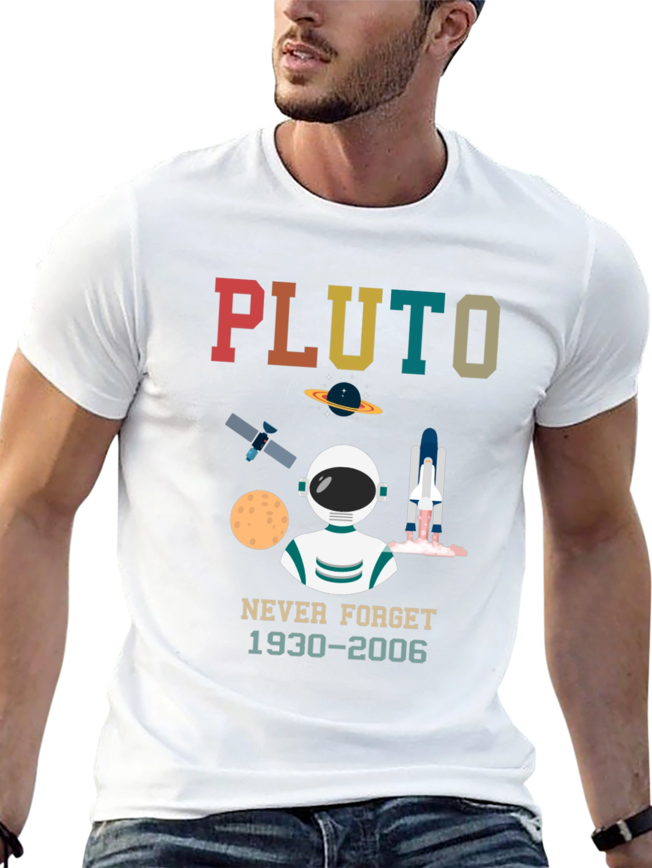 Pluto Never Forget Graphic T-Shirt