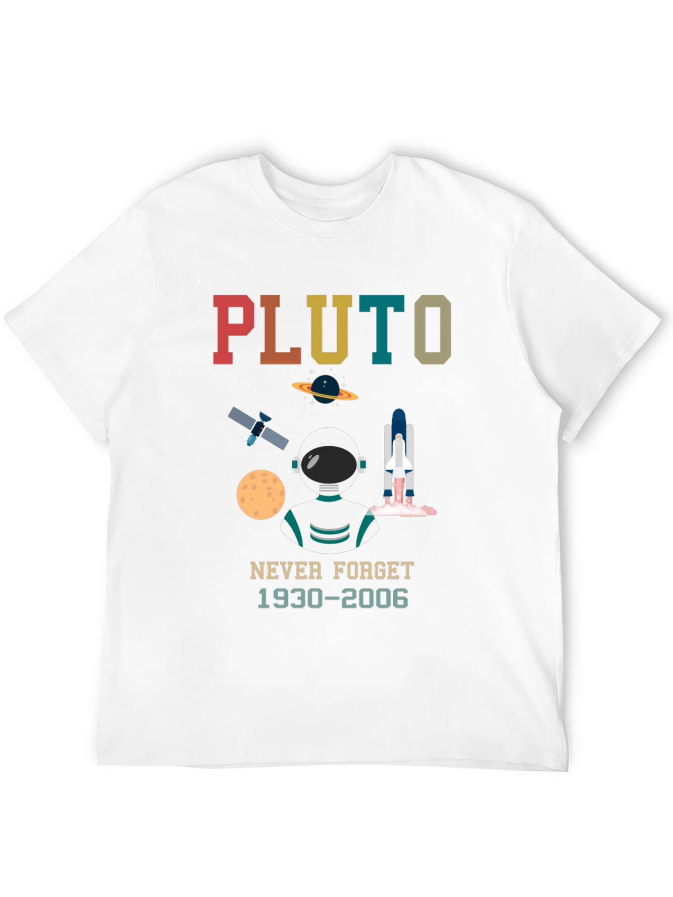 Pluto Never Forget Graphic T-Shirt