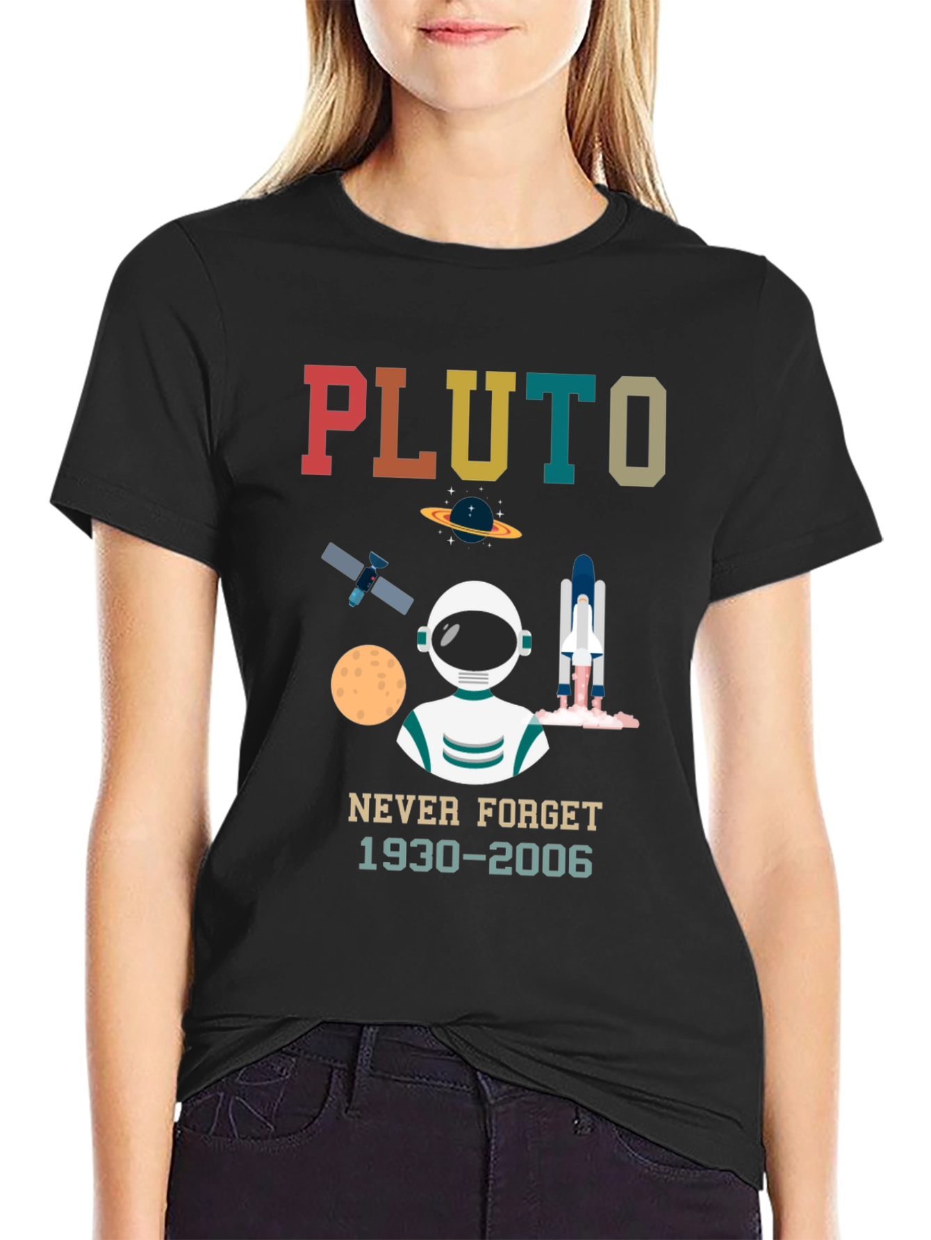 Pluto Never Forget Graphic T-Shirt