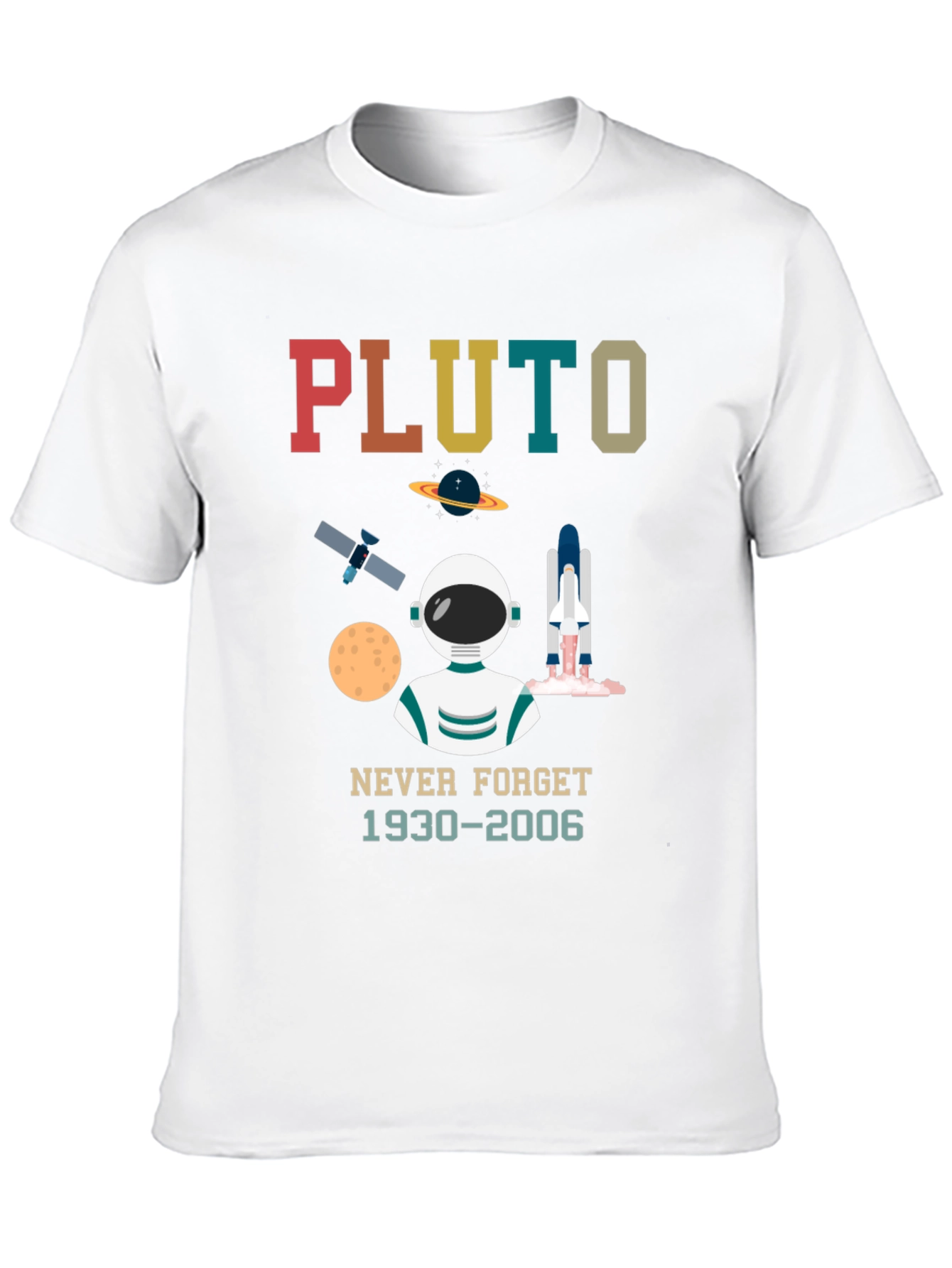Pluto Never Forget Graphic T-Shirt