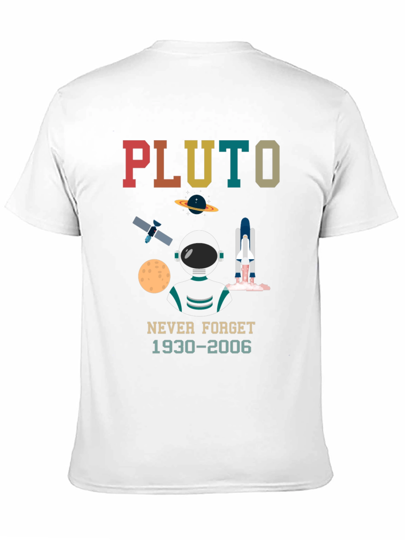 Pluto Never Forget Graphic T-Shirt