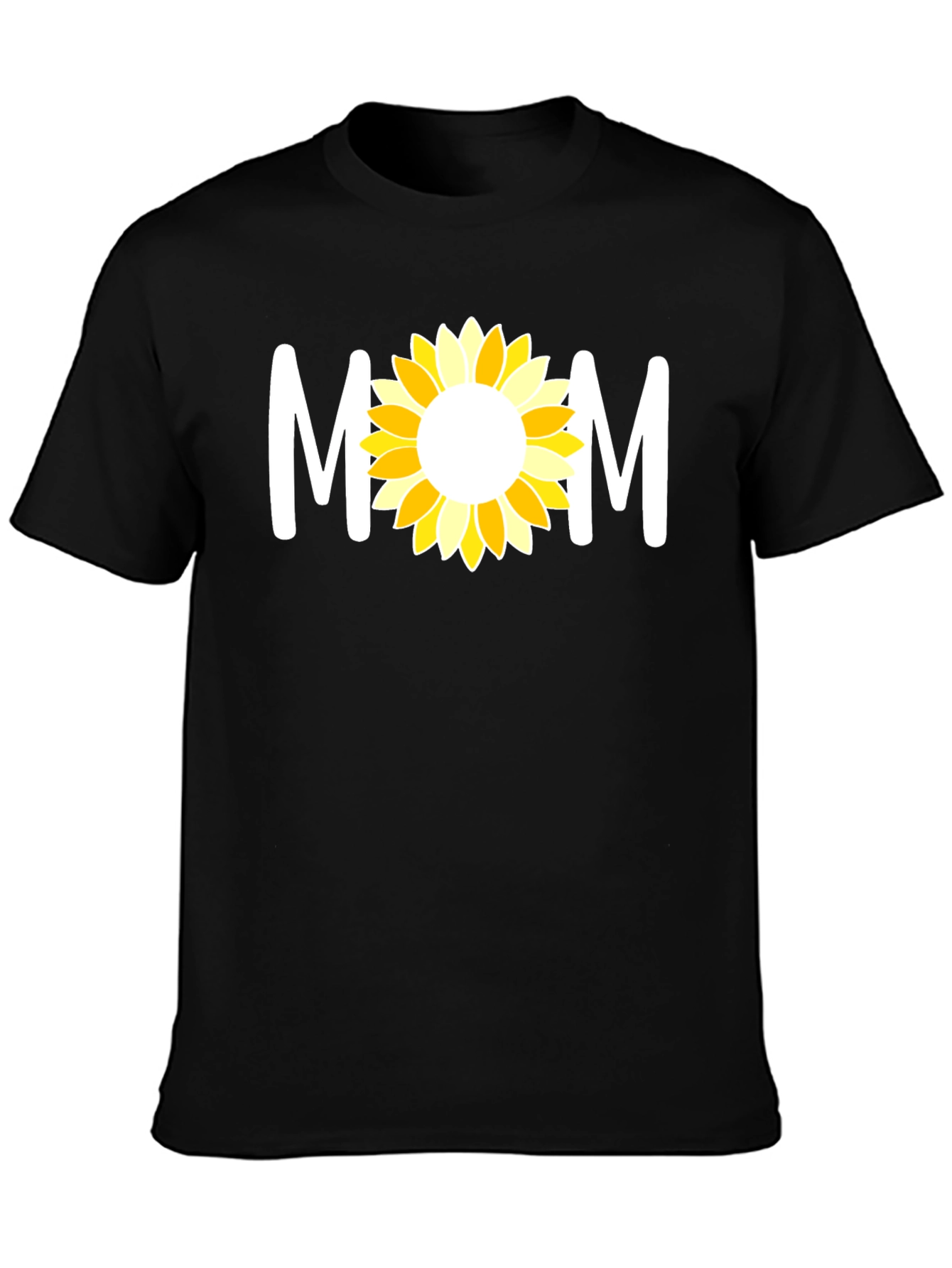 Mom Sunflower Graphic Tee - Cute Mothers Day Gift
