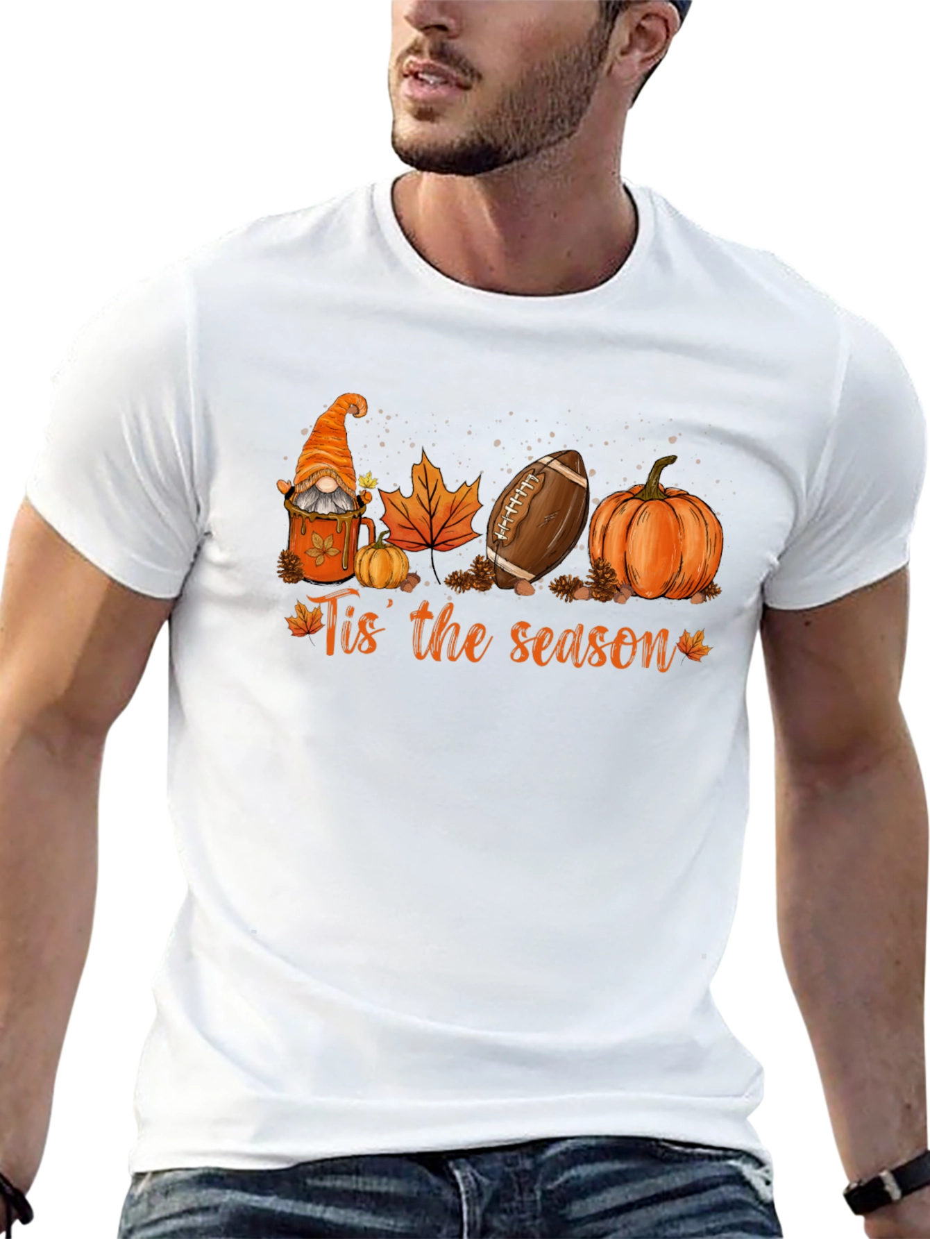 Tis the Season Black Graphic T-Shirt