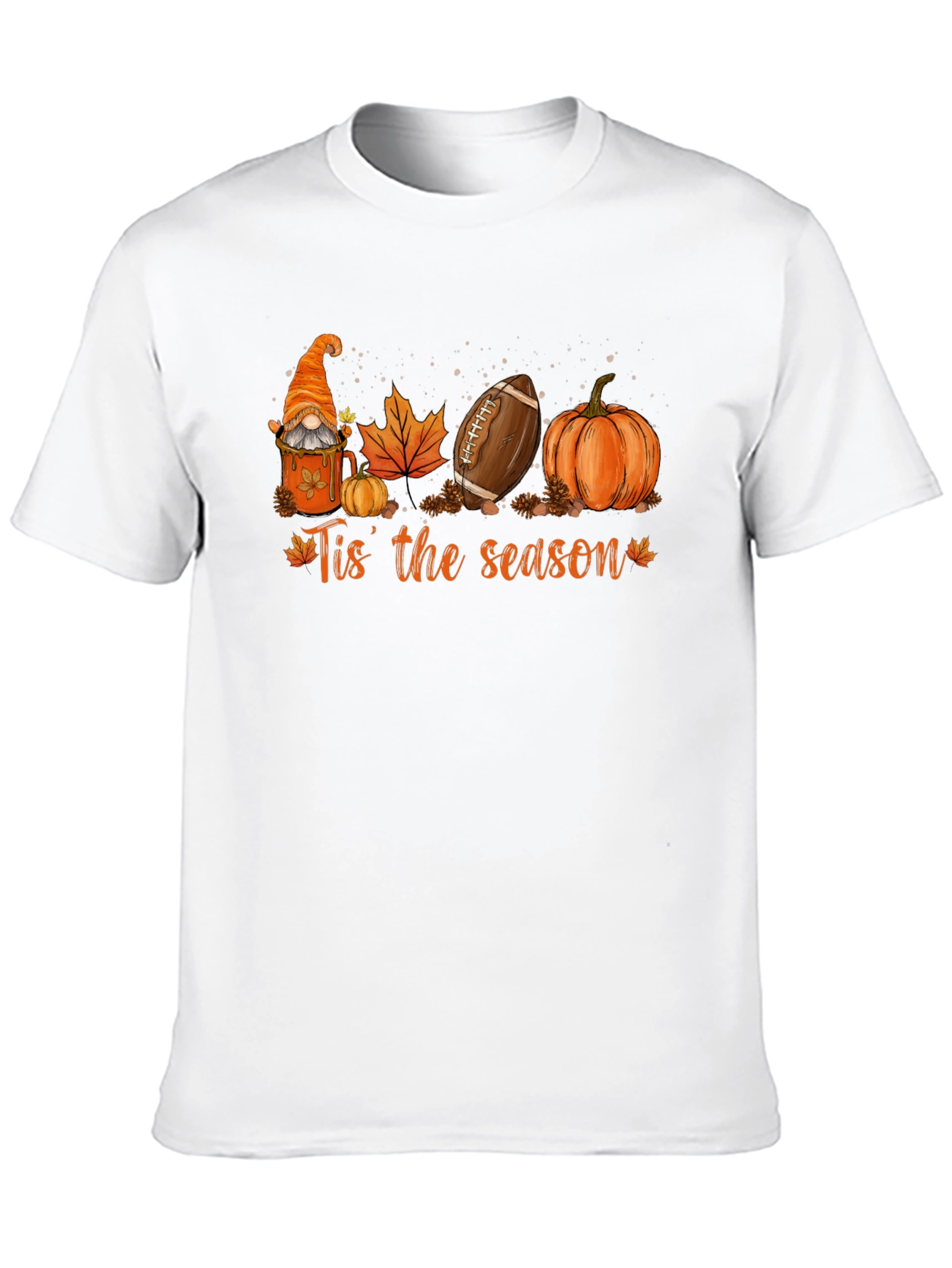 Tis the Season Black Graphic T-Shirt