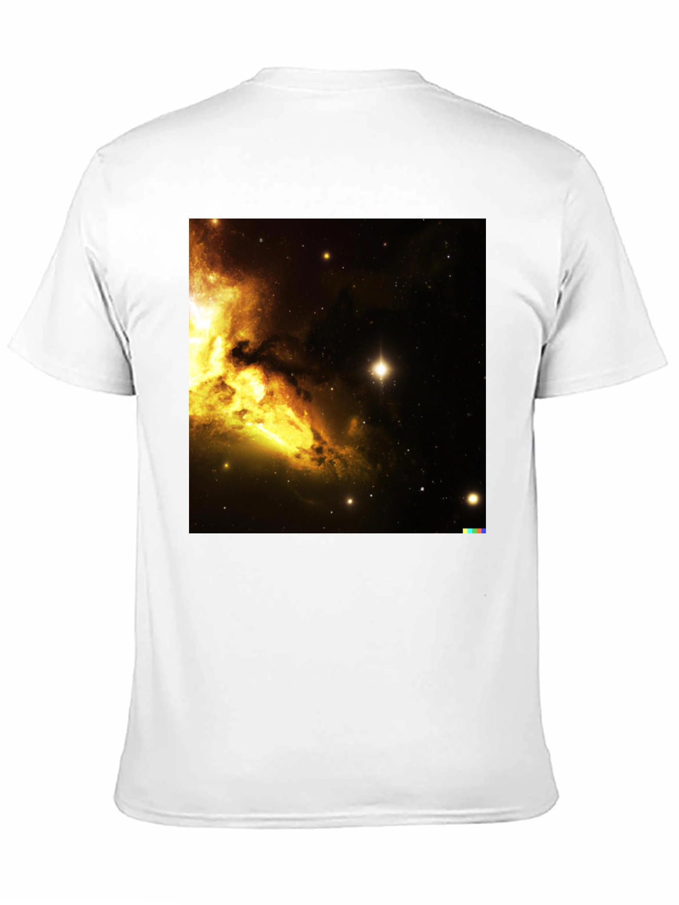 Nebula Print Black T-Shirt