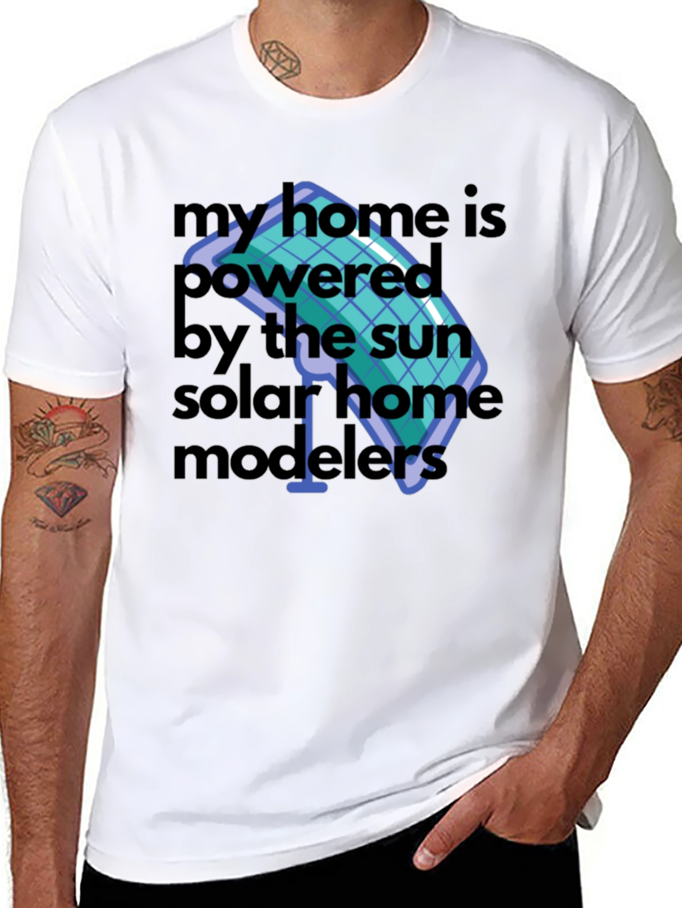 Eco-Friendly Solar Home T-Shirt