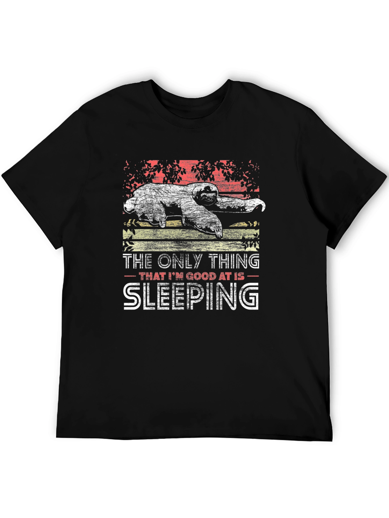 Sloth Sleeping T-Shirt - Funny Graphic Tee
