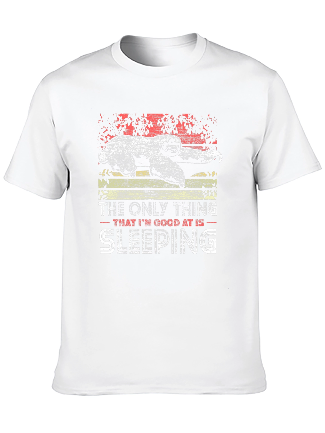 Sloth Sleeping T-Shirt - Funny Graphic Tee