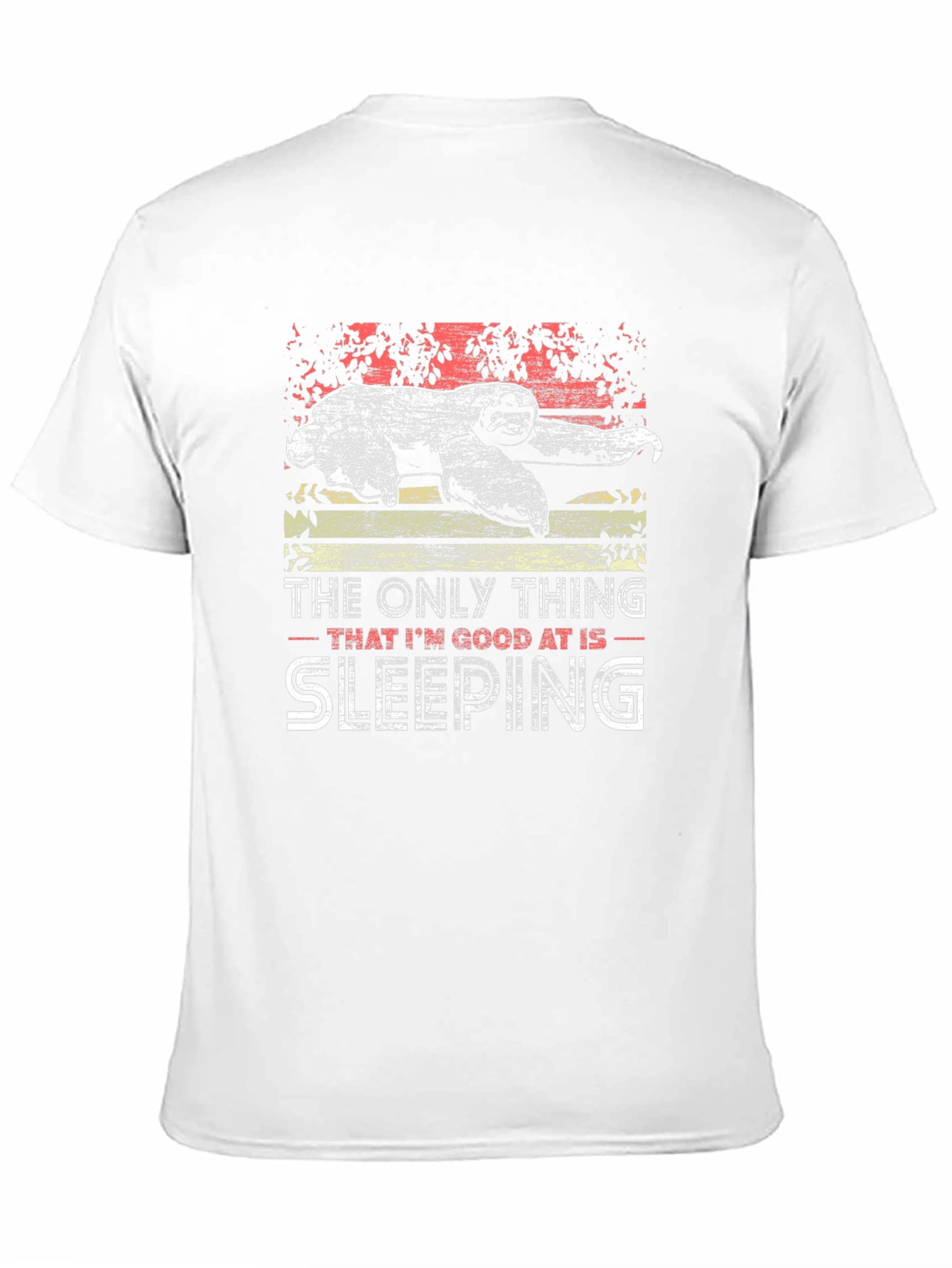 Sloth Sleeping T-Shirt - Funny Graphic Tee