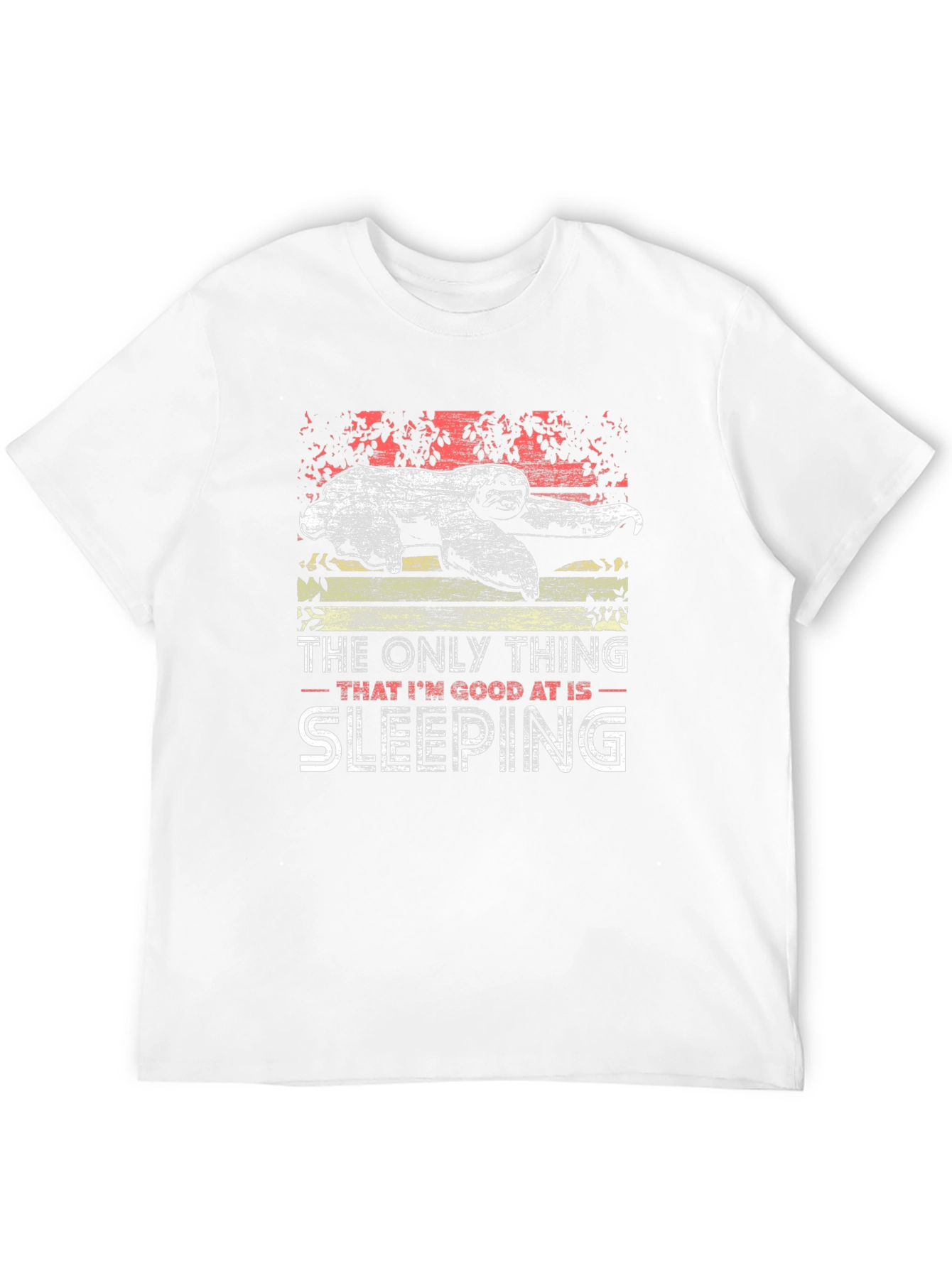 Sloth Sleeping T-Shirt - Funny Graphic Tee