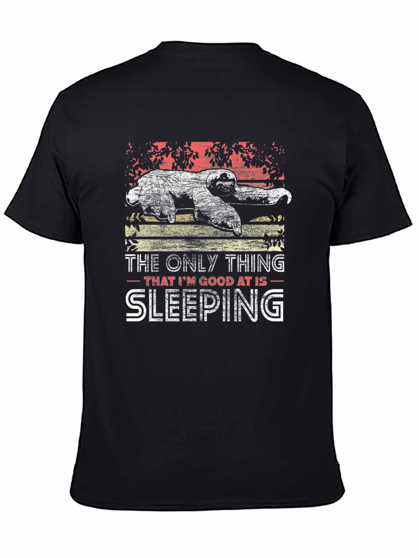 Sloth Sleeping T-Shirt - Funny Graphic Tee