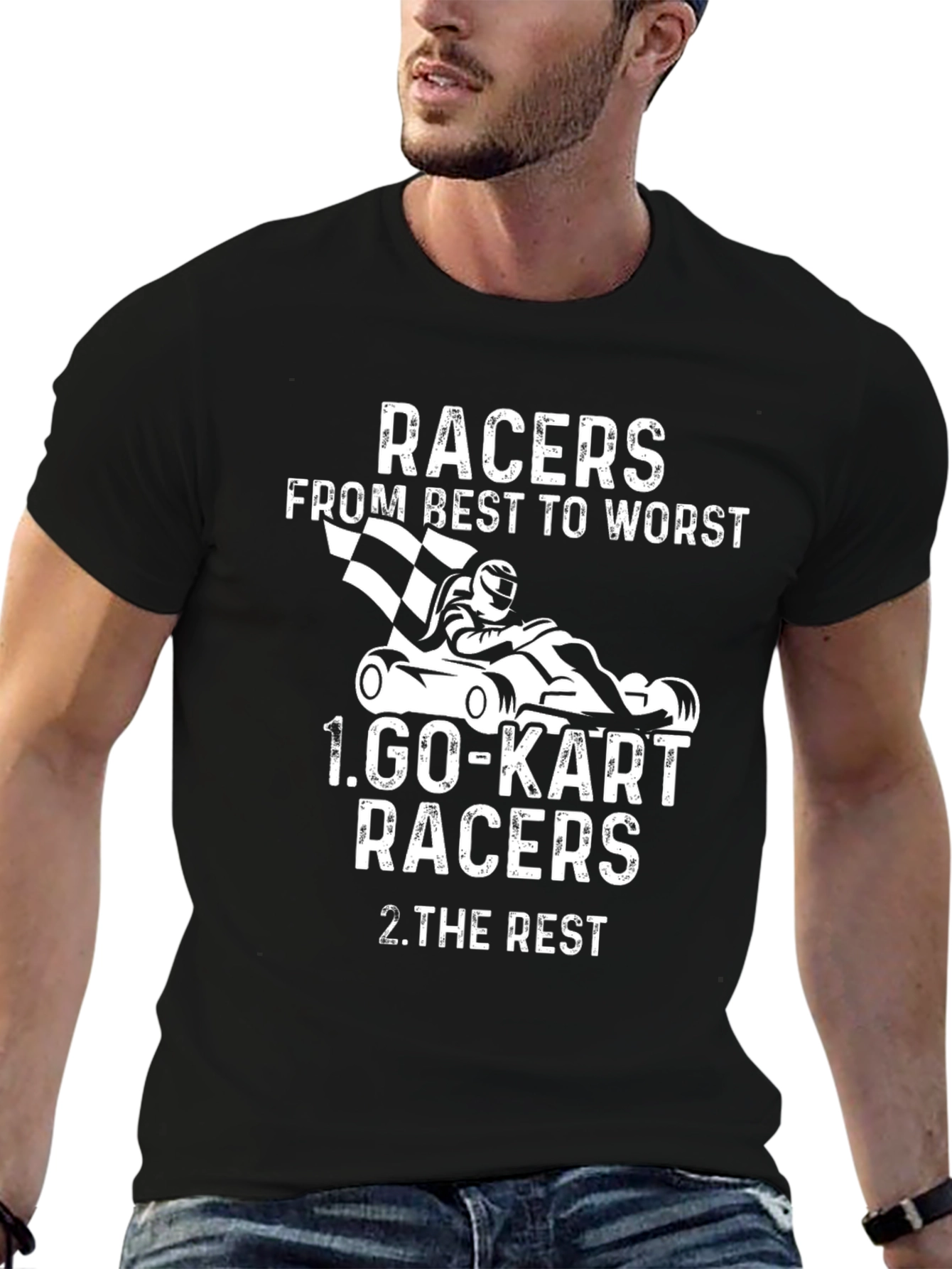 Go-Kart Racers T-Shirt - Black Cotton Tee
